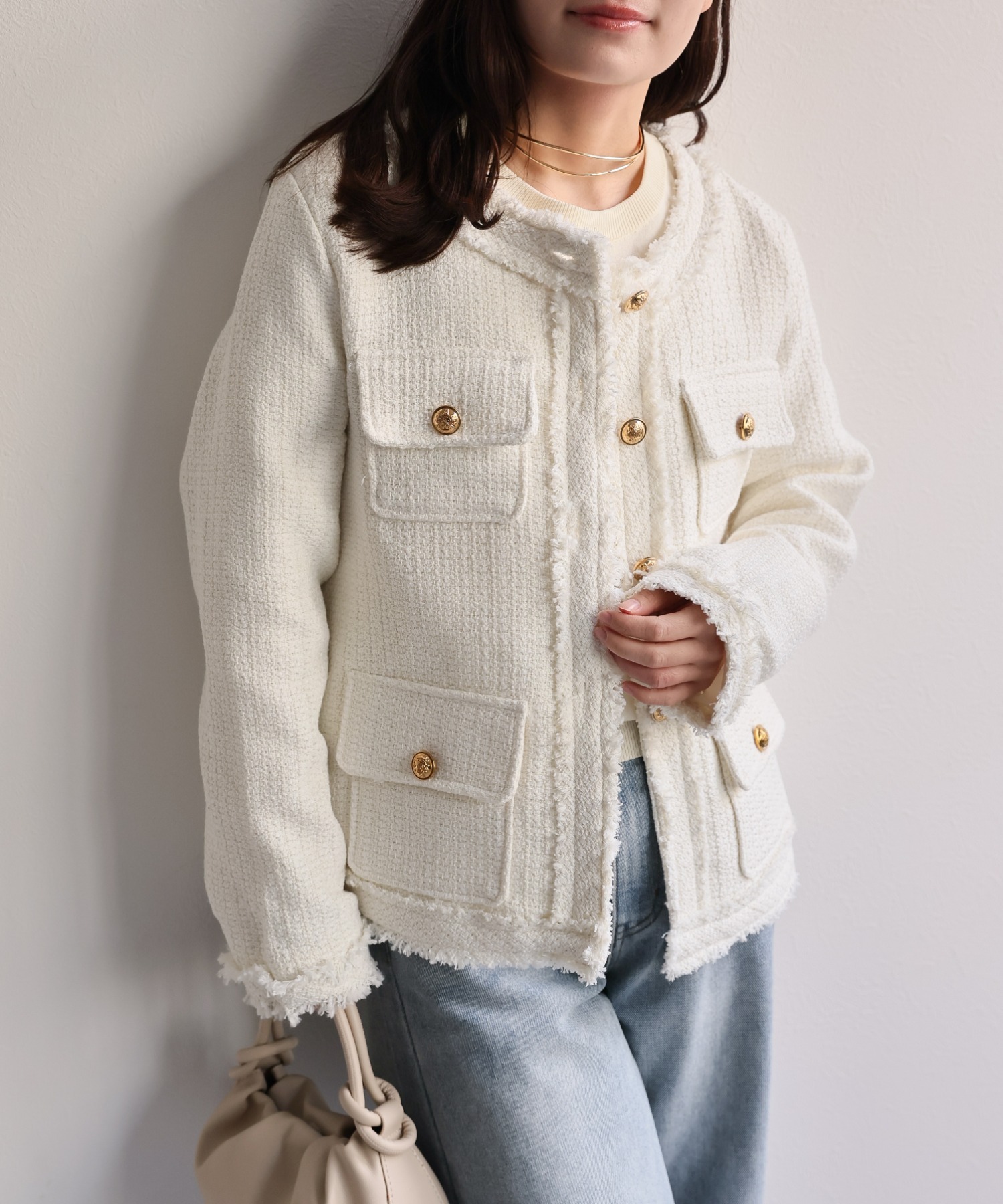 model：156cm 着用サイズ：FREE
