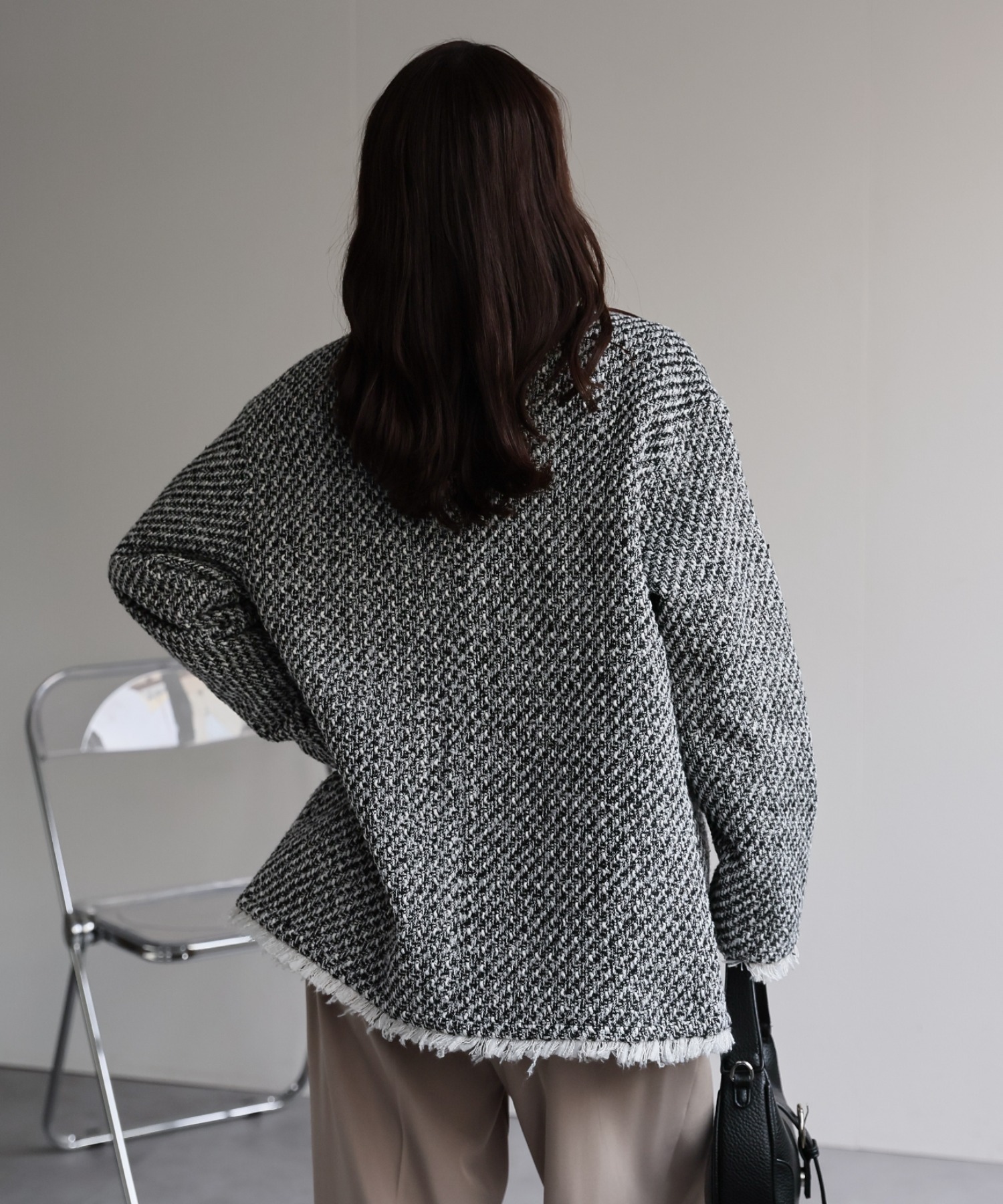 model：156cm 着用サイズ：FREE