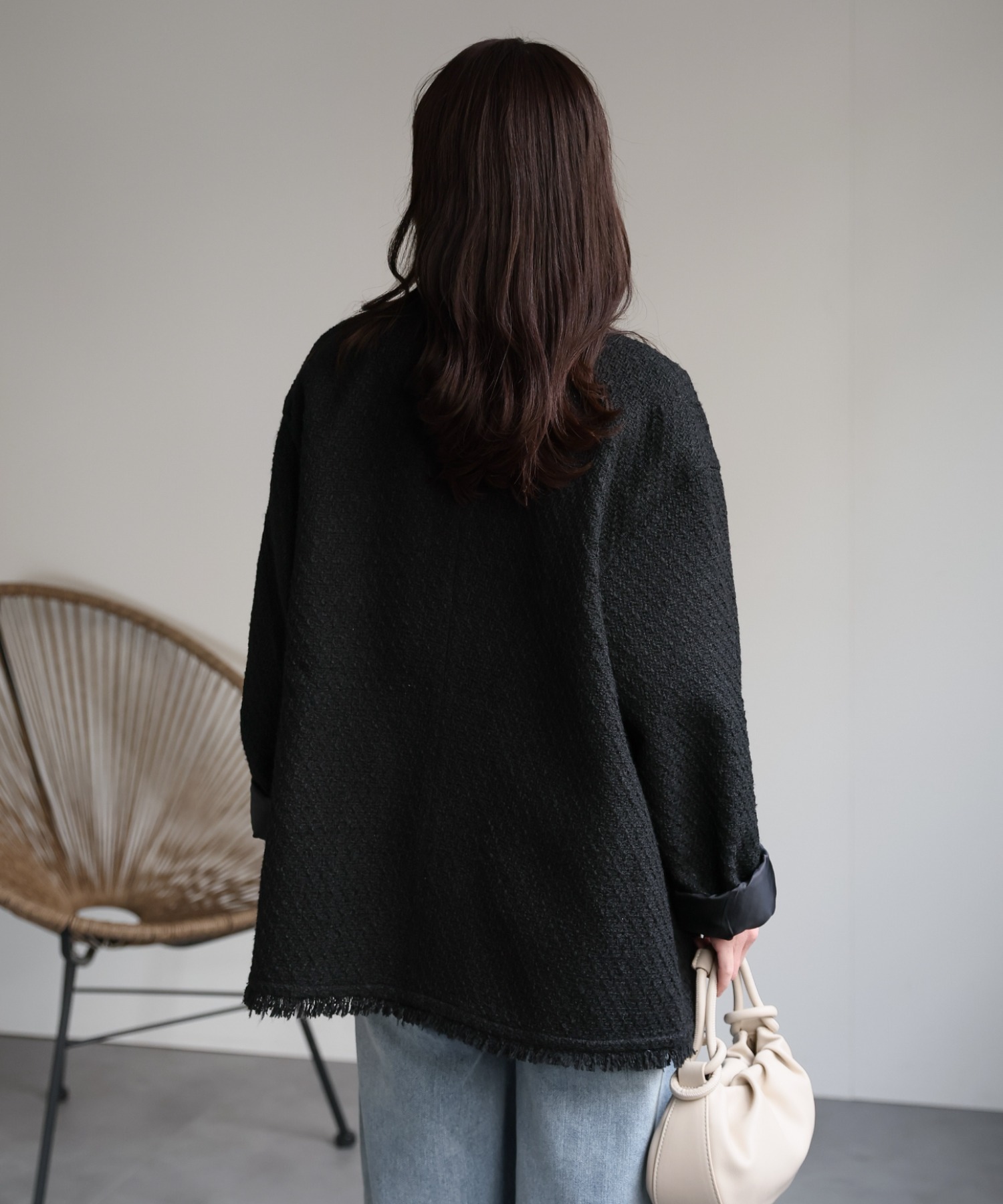 model：156cm 着用サイズ：FREE