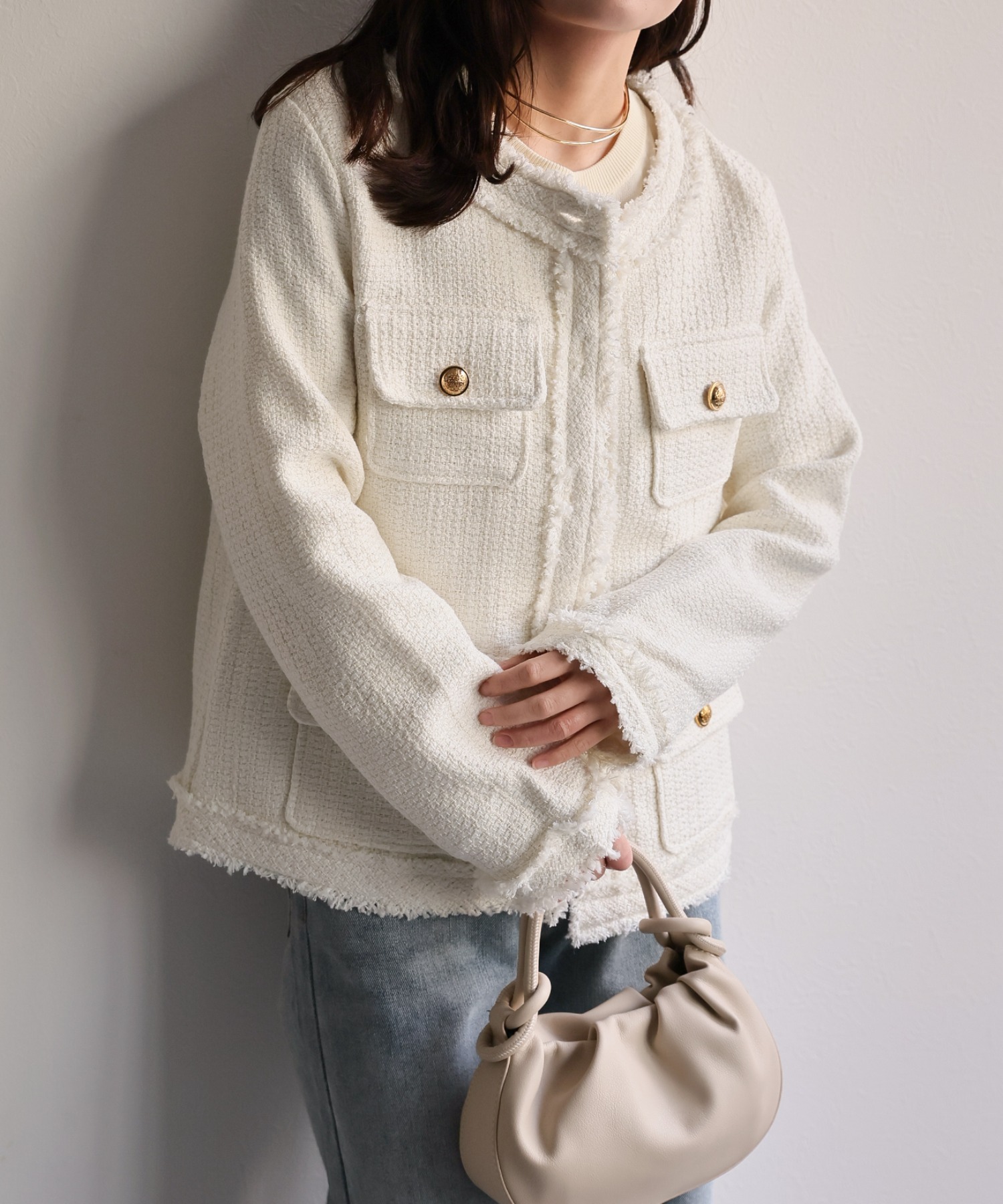 model：156cm 着用サイズ：FREE