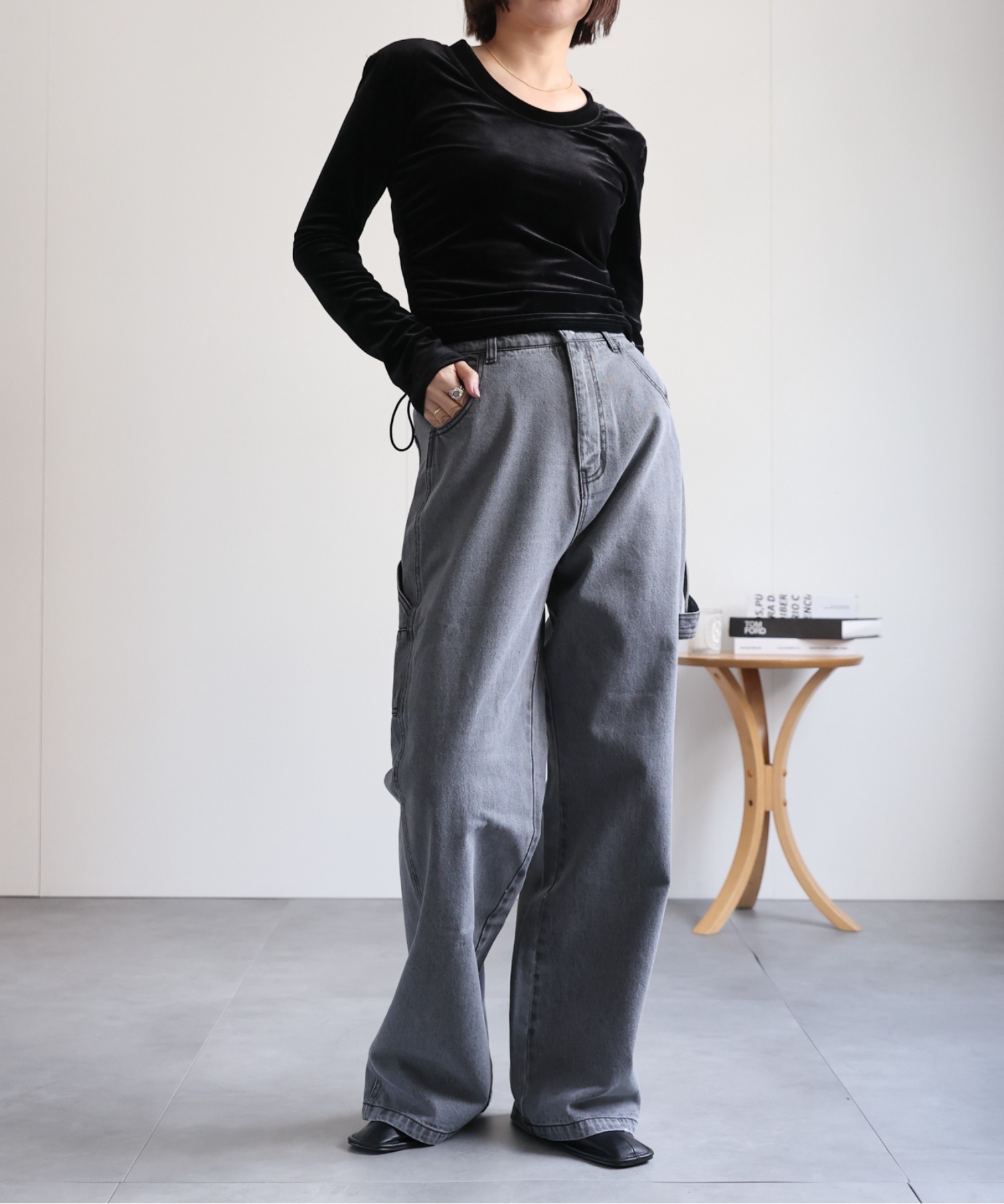 model:162㎝　着用サイズ：M