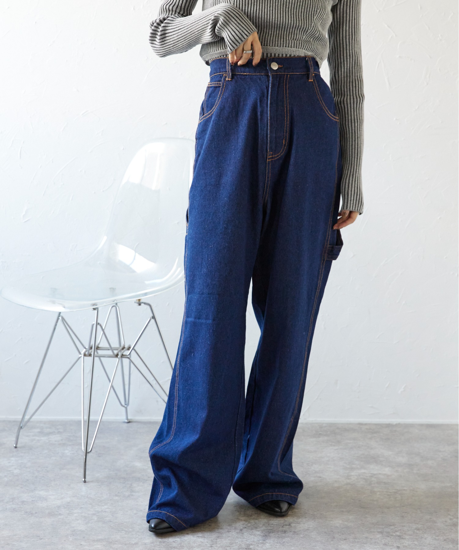 model:158㎝　着用サイズ：M