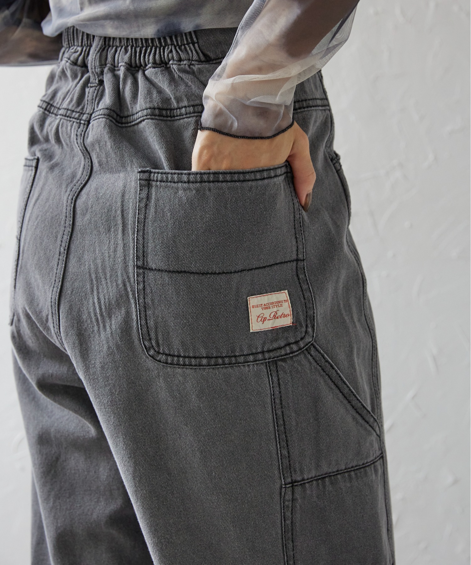 model:158㎝　着用サイズ：M