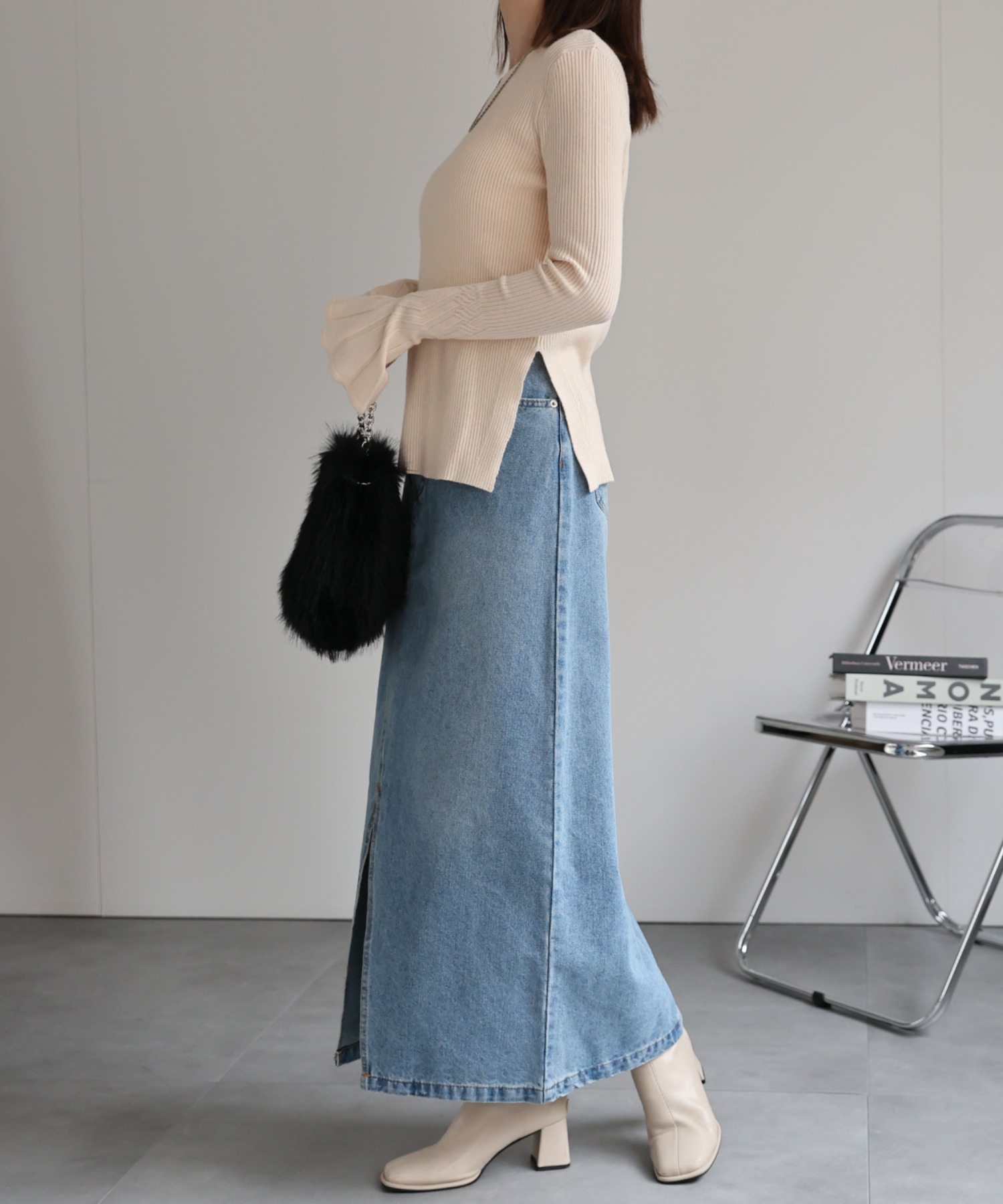 model：162cm 着用サイズ：F