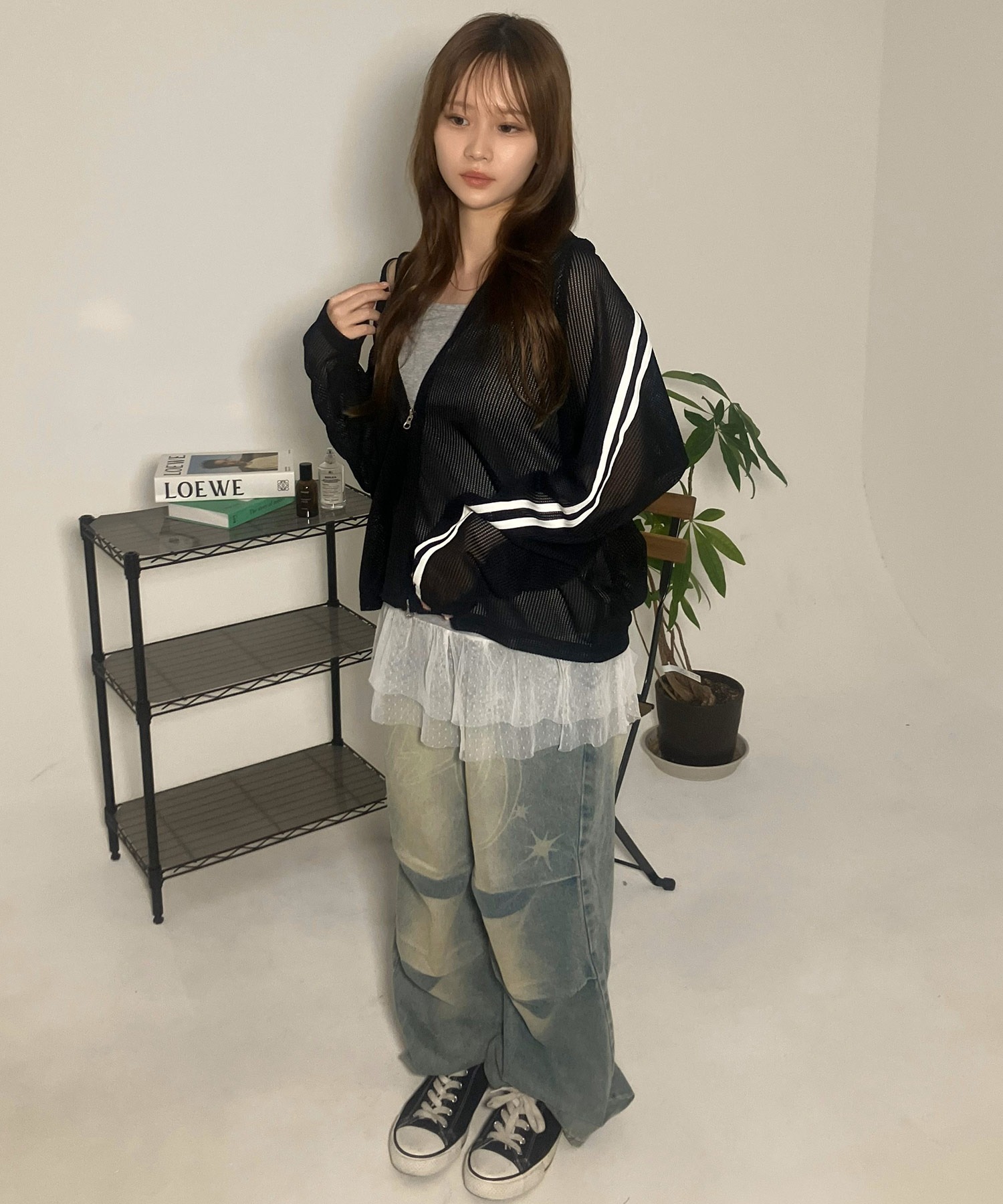 完売！♡メゾンドドルチェ♡シースルーパーカー maison de Dolce.◇タグ付/シースルーパーカー/FREE/ポリエステル