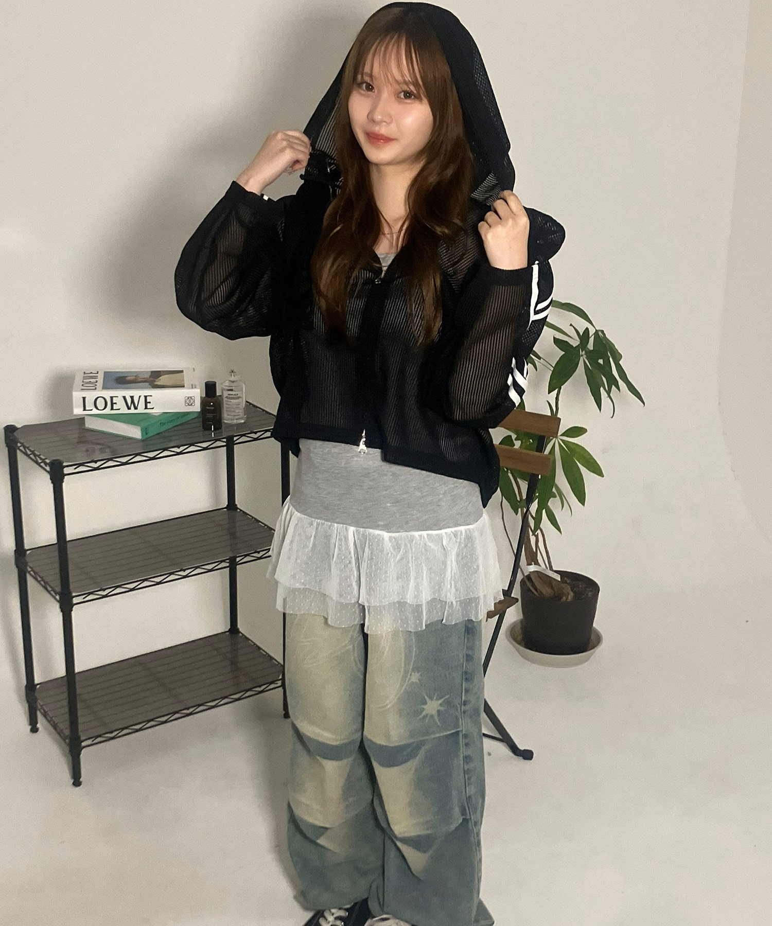 PUTUMAYO 楽団アリスリボンパーカー KEMORIBONさんコラボグッズ「僕の日常はきつねの嫁入りから