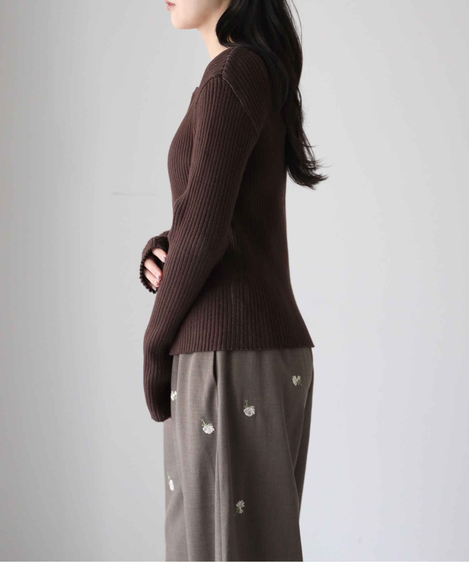 model：164cm. 着用サイズ：FREE