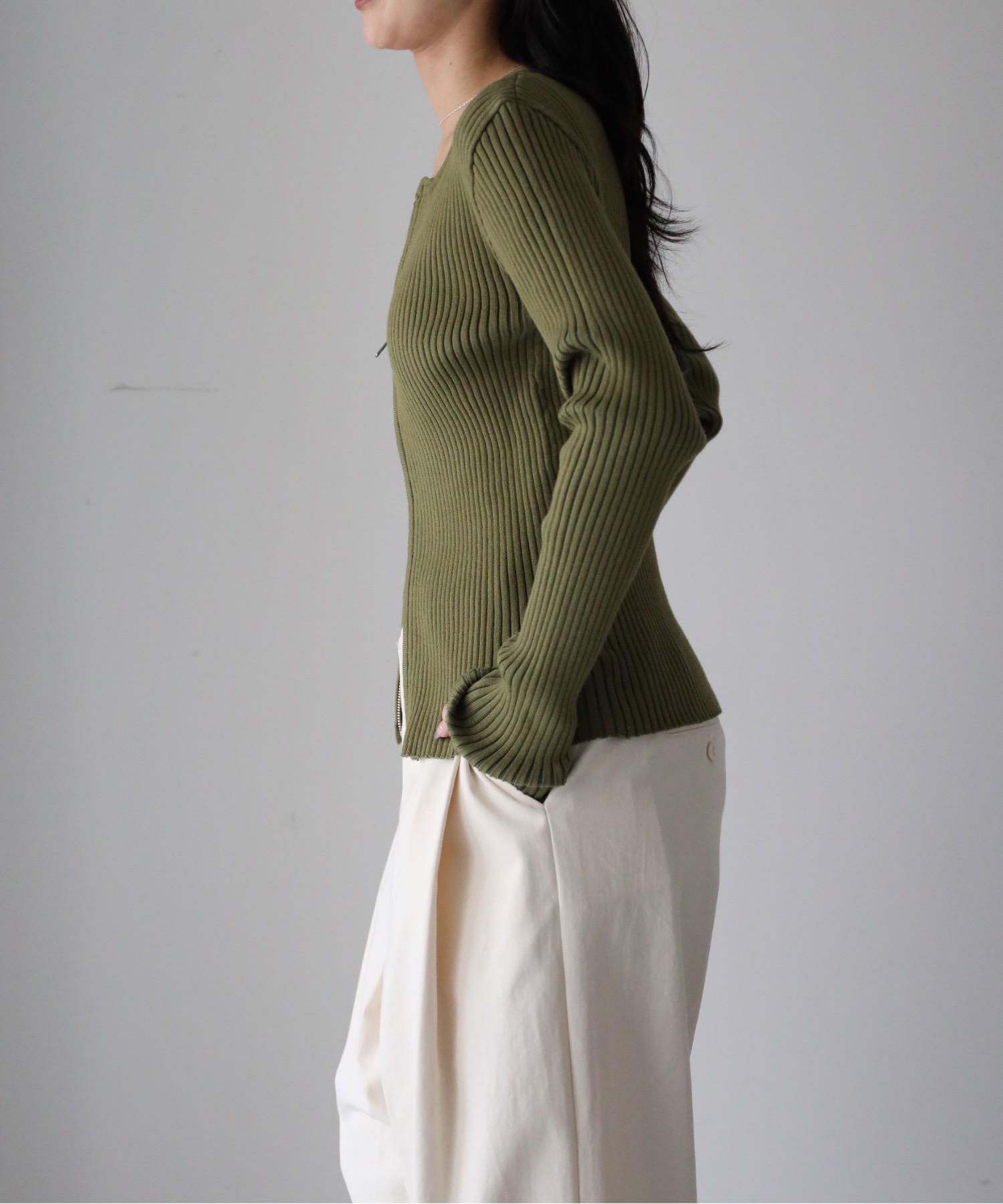 model：164cm. 着用サイズ：FREE