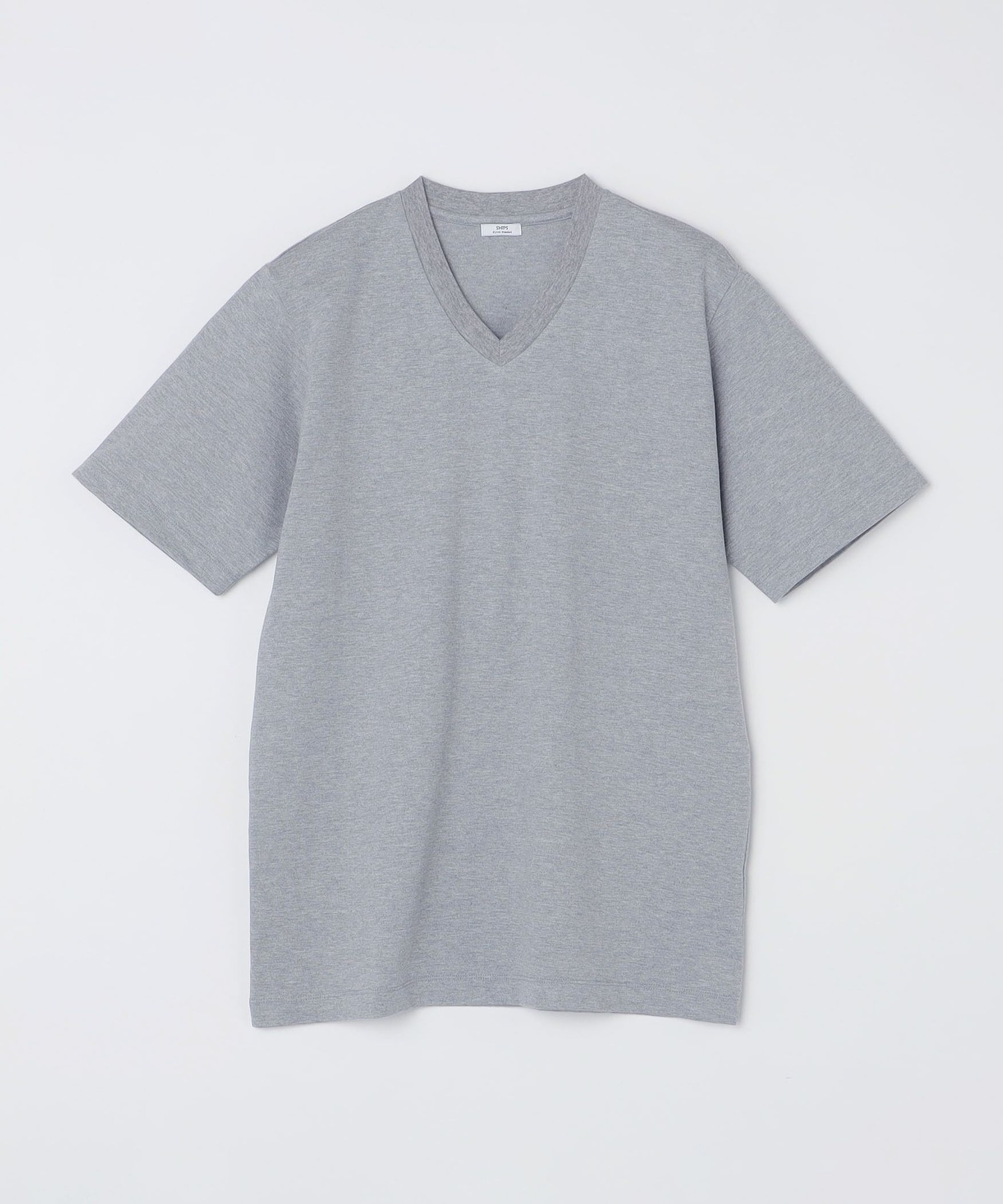 SHIPSSC: 抗菌 防臭 NANO-FINE R Vネック Tシャツ 【SALE／59%OFF】 コットン ハイゲージ