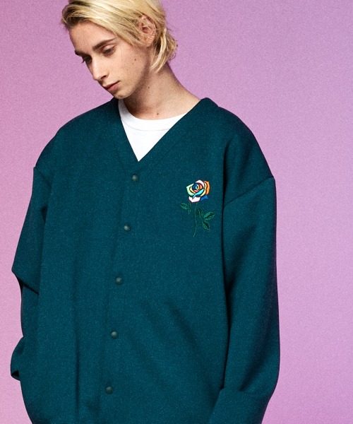 rehacer Rainbow Rose Wide Cardigan Made in Japan — широкий кардиган Rainbow Rose (сделано в Японии)