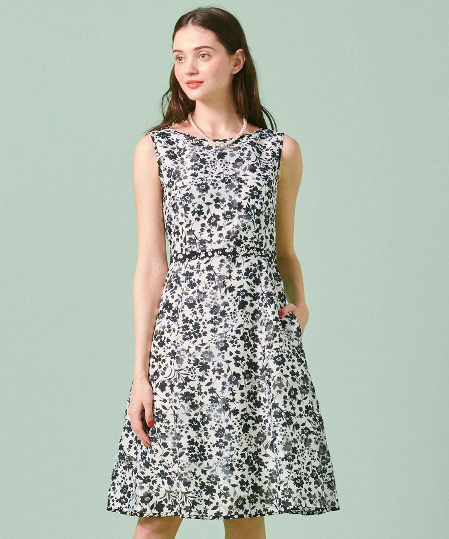 TOCCA 洗える MOSS ドレス ROSE 魅力的な価格 AL完売しました。