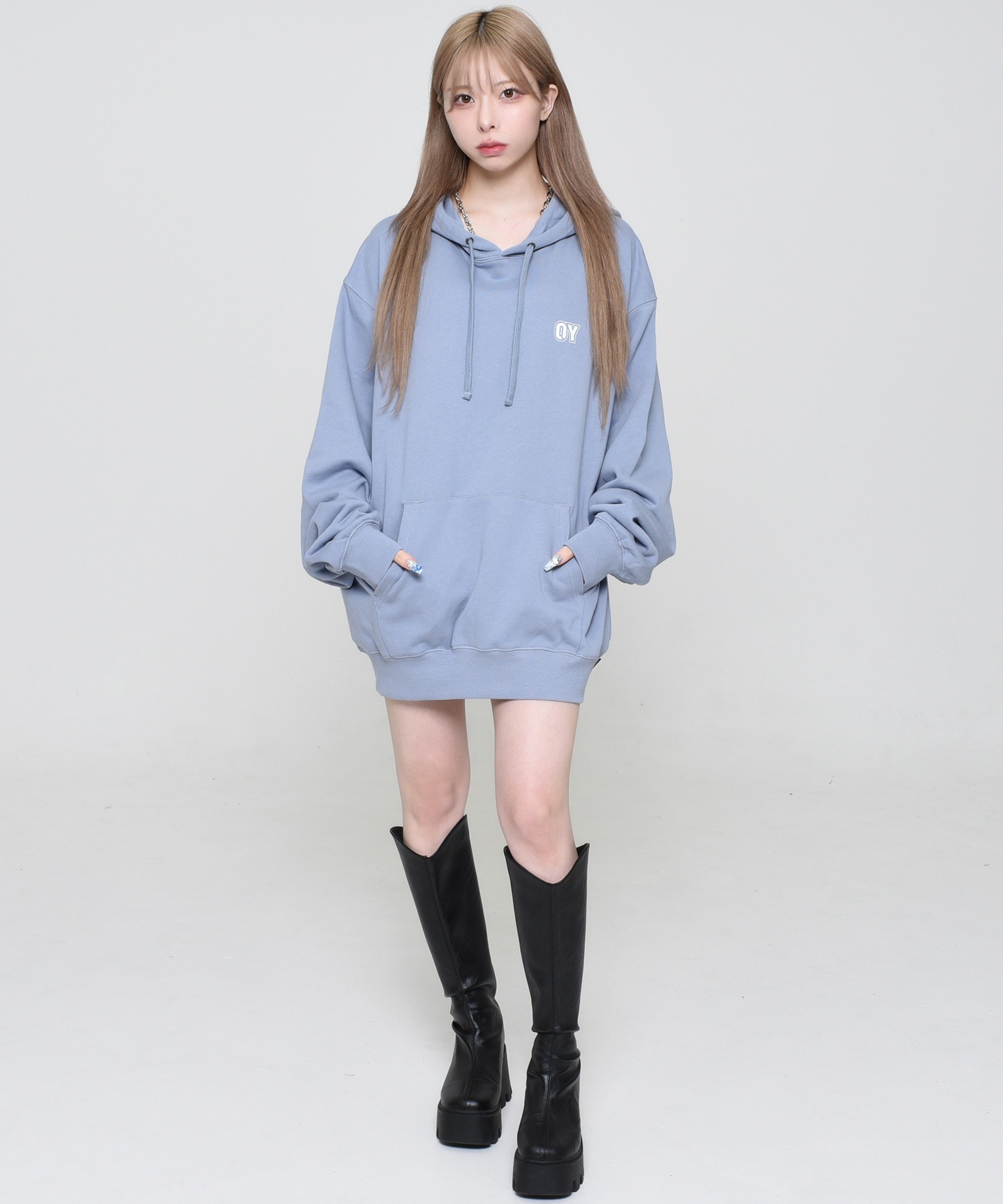 OY/オーワイ』 HEART PATCH OPYD HOODIE/ハートパッチフーディー OY│A
