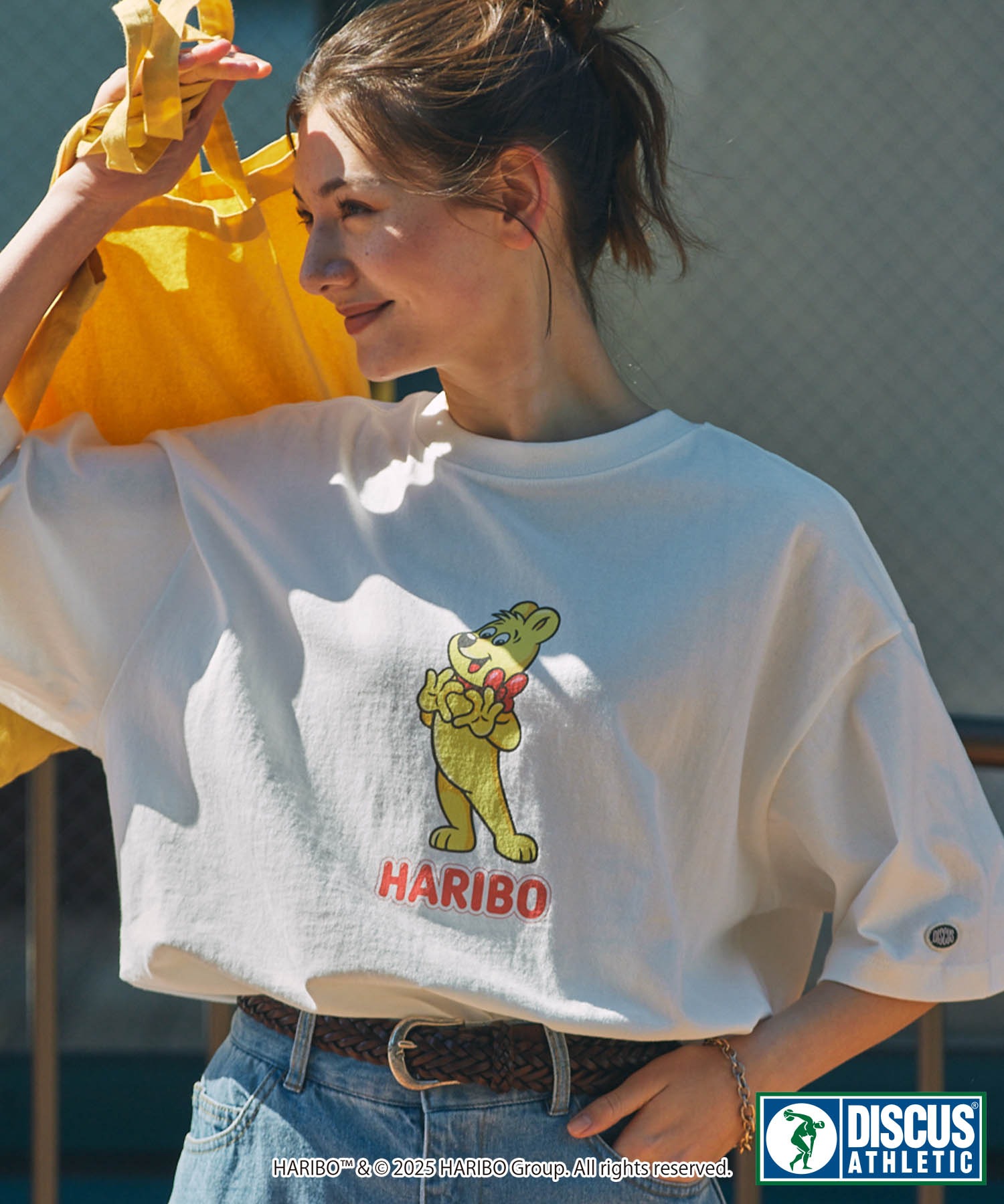 DISCUS ATHLETIC×HARIBO】コラボ グラフィックプリント半袖T DISCUS ATHLETIC×HARIBO】コラボ グラフィックプリント半袖T