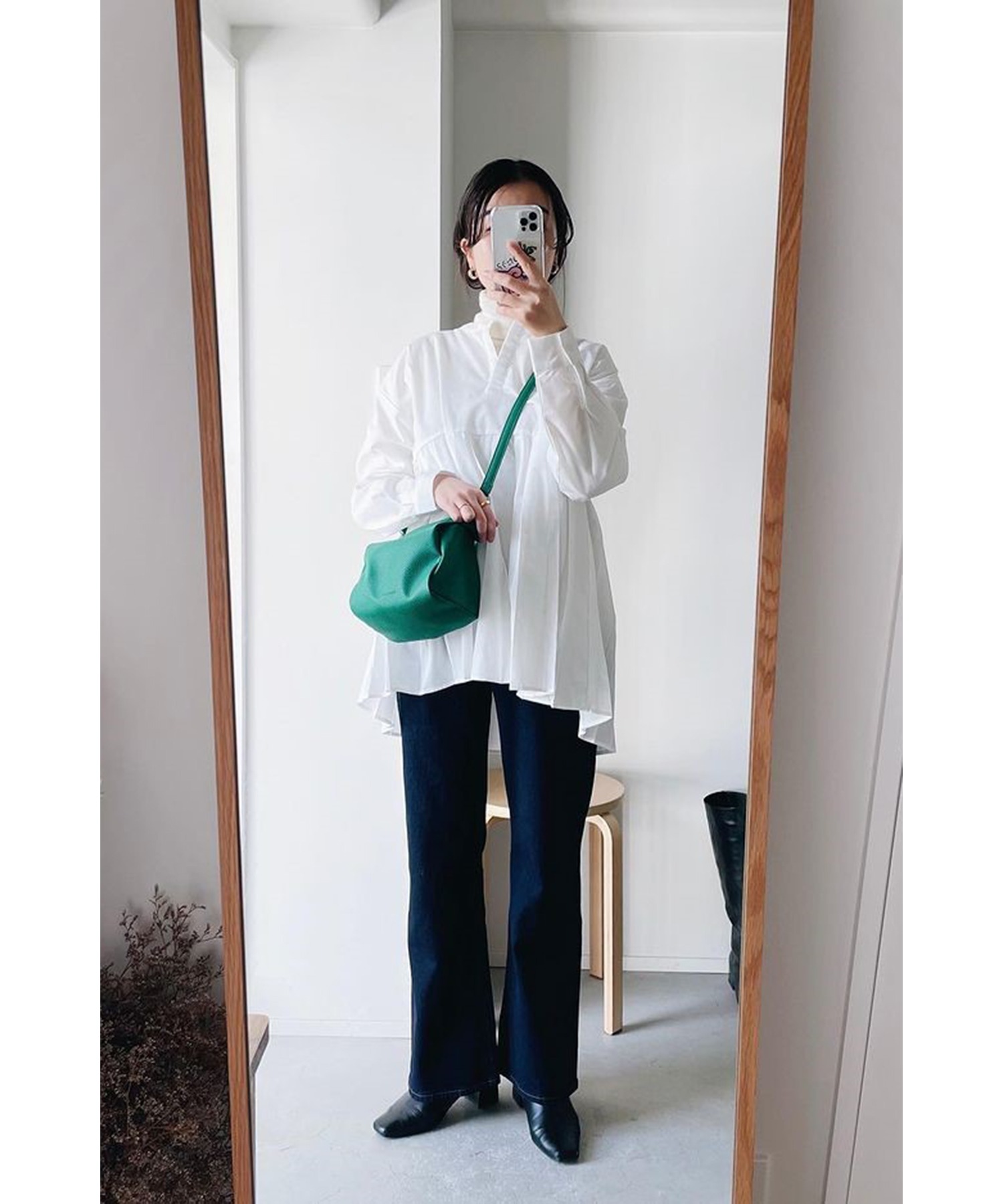 model：H158 着用サイズ：FREE