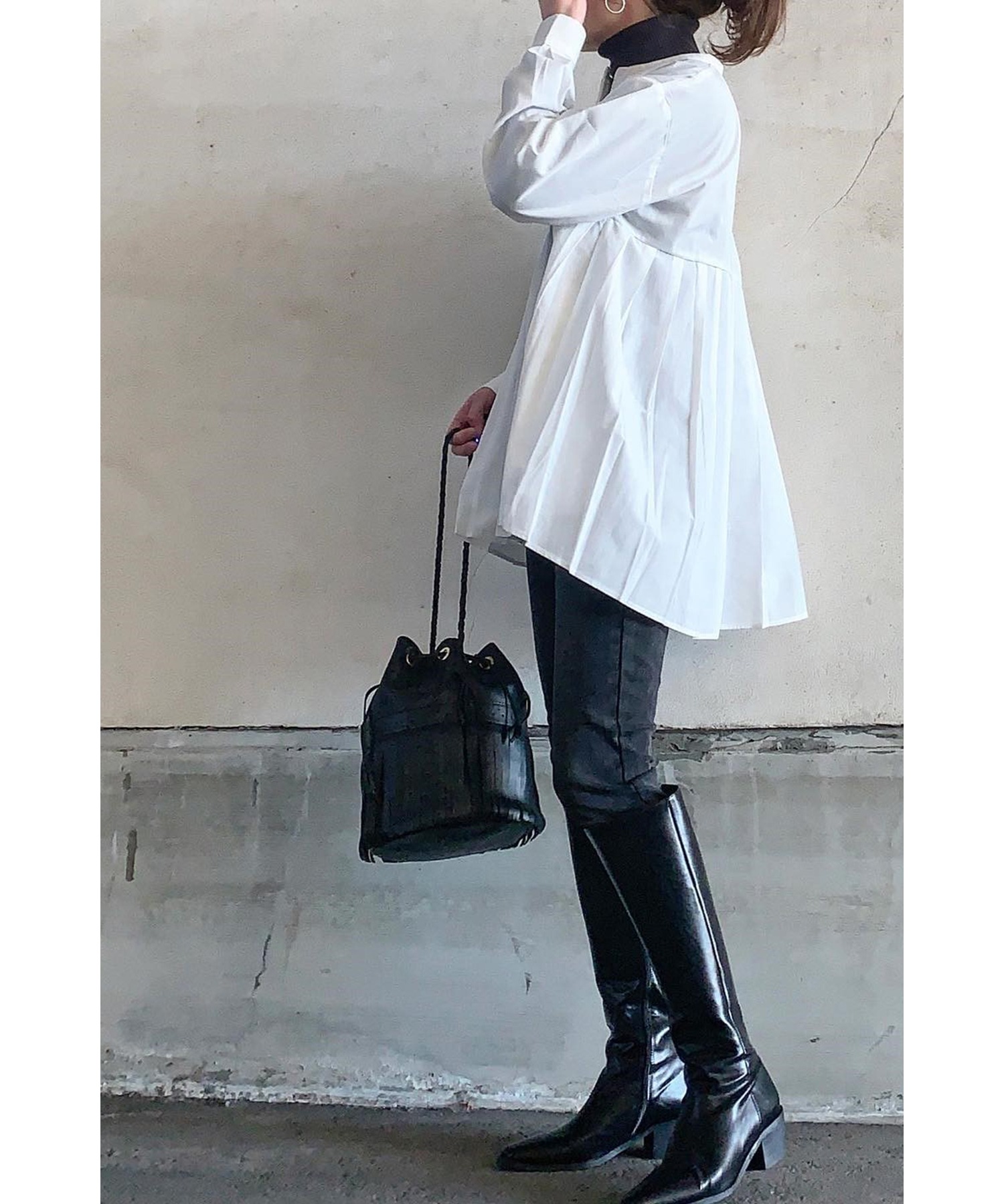 model：H158 着用サイズ：FREE