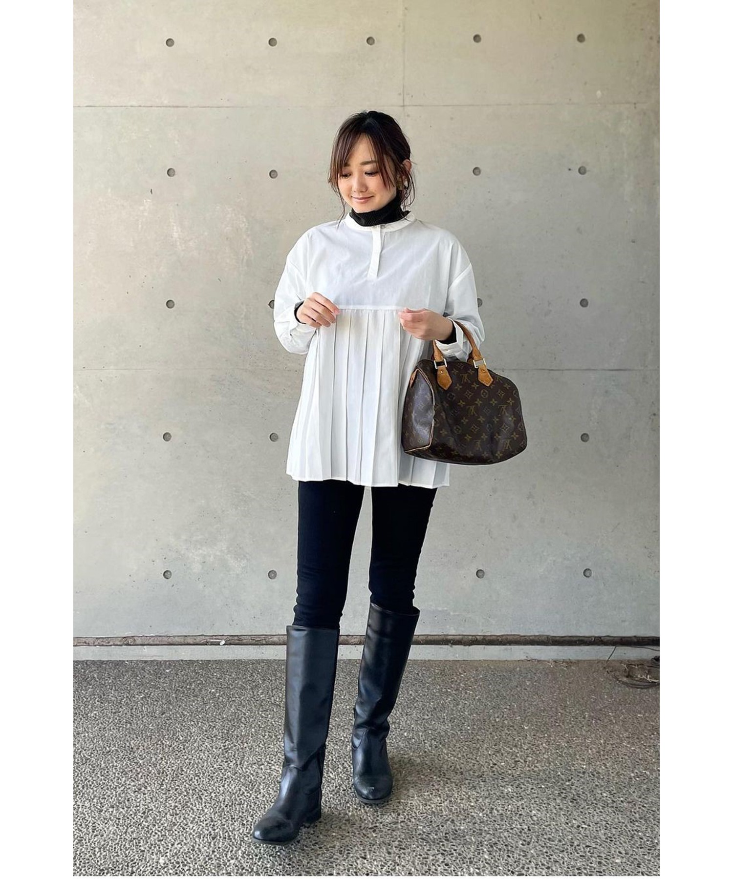 model：H162 着用サイズ：FREE