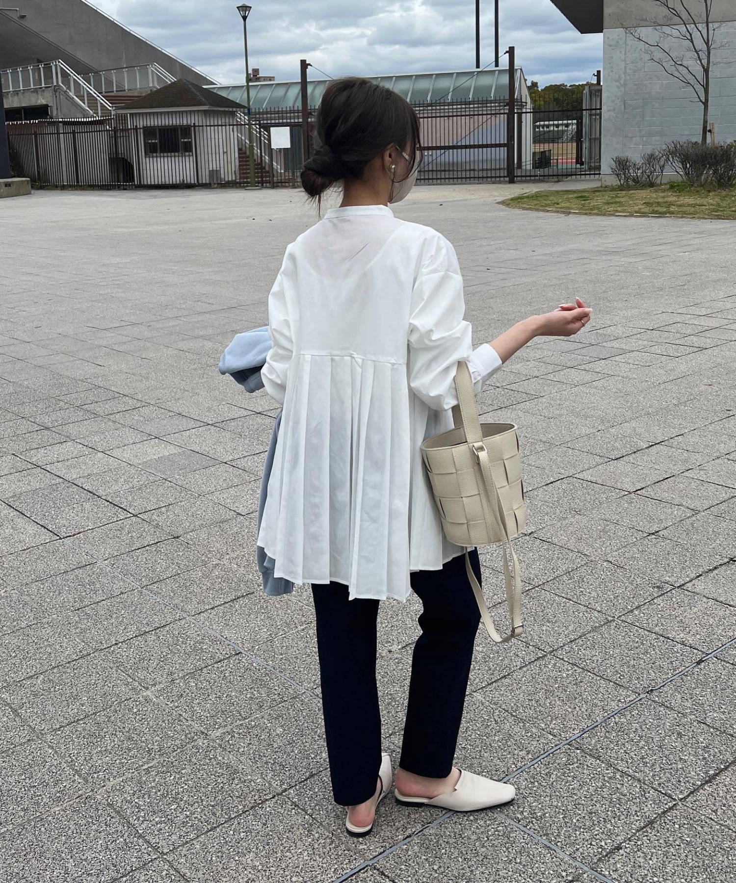 model：H153 着用サイズ：FREE
