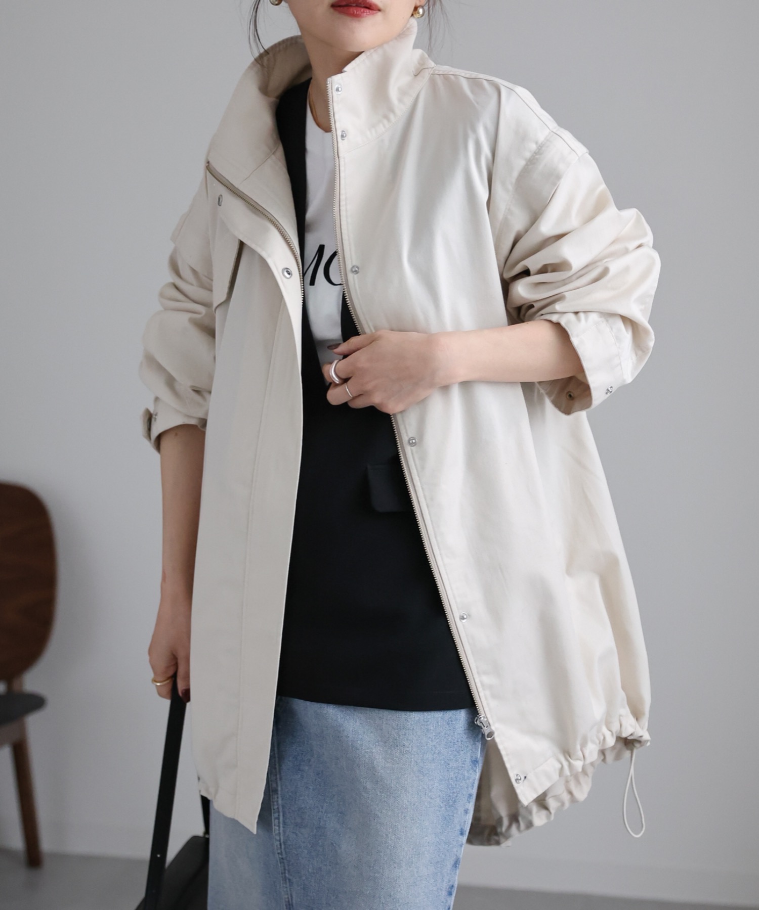 model:162cm  着用サイズ:FREE