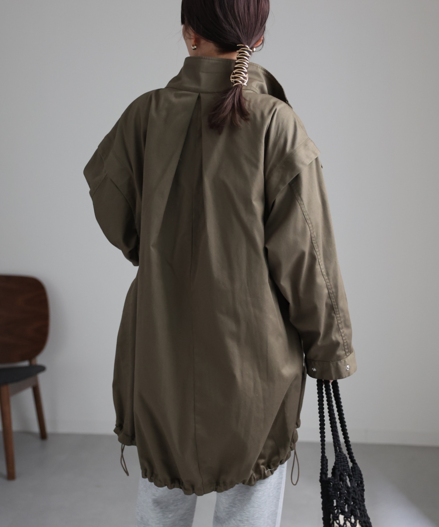 model:162cm  着用サイズ:FREE