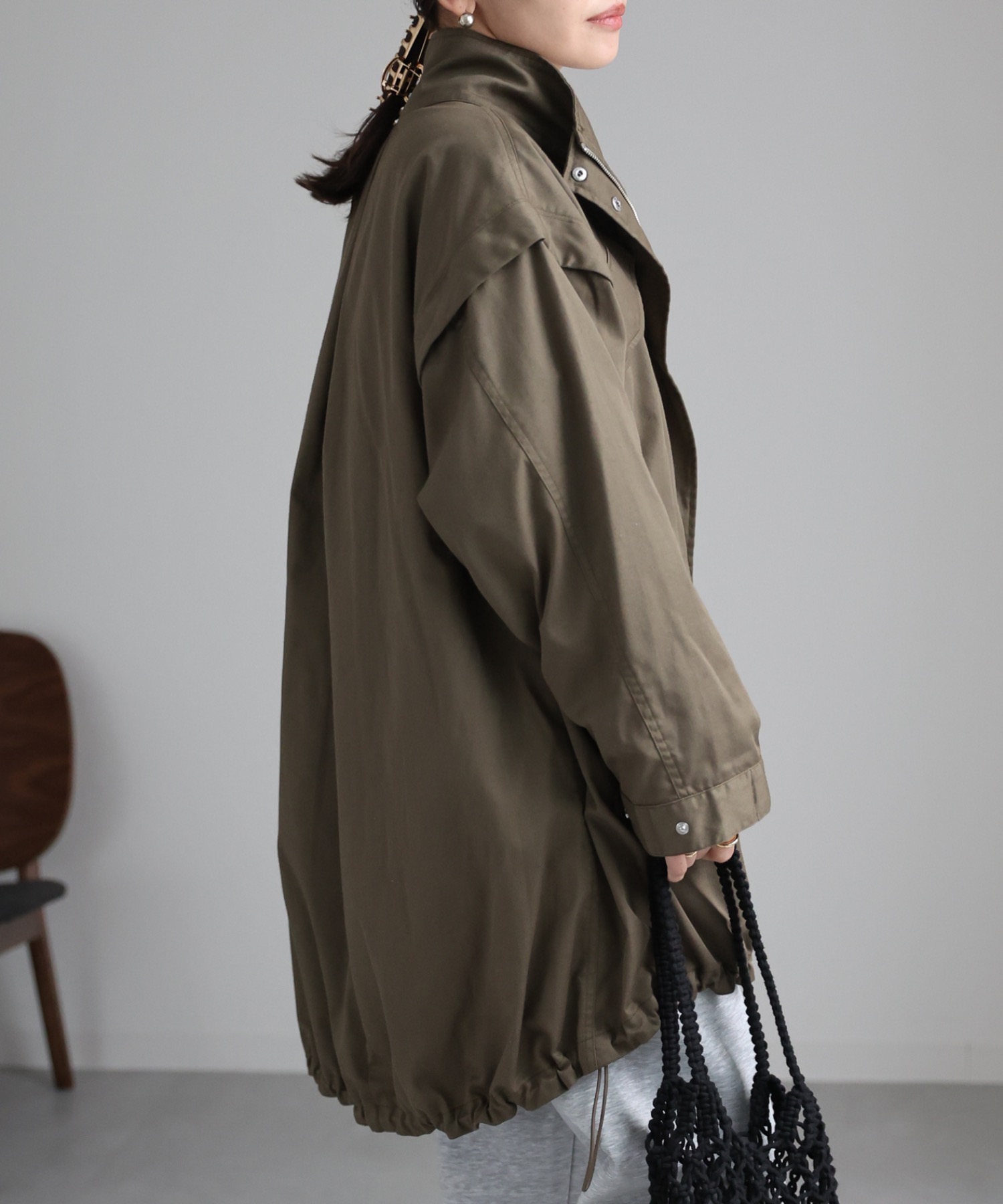 model:162cm  着用サイズ:FREE