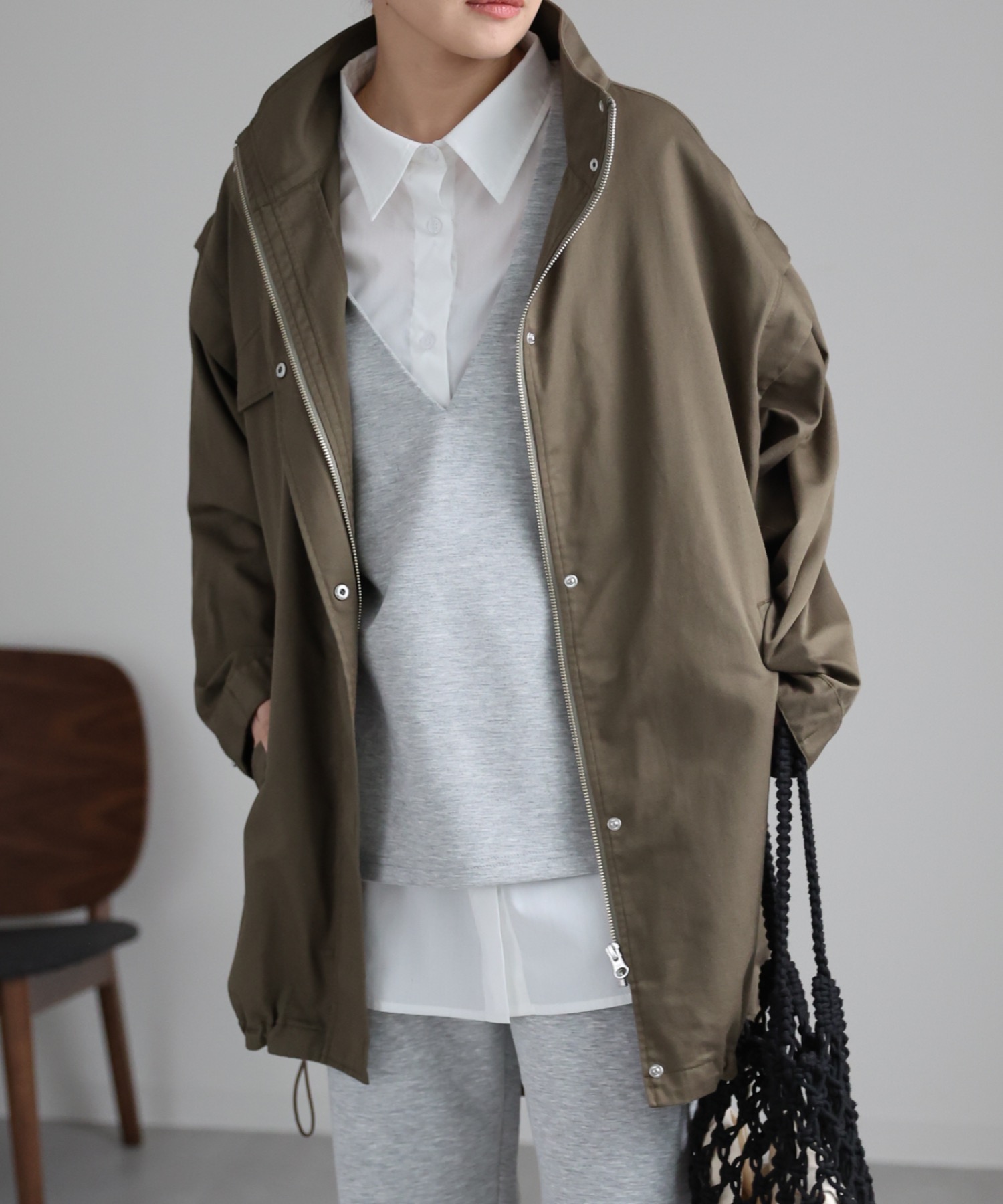 model:162cm  着用サイズ:FREE