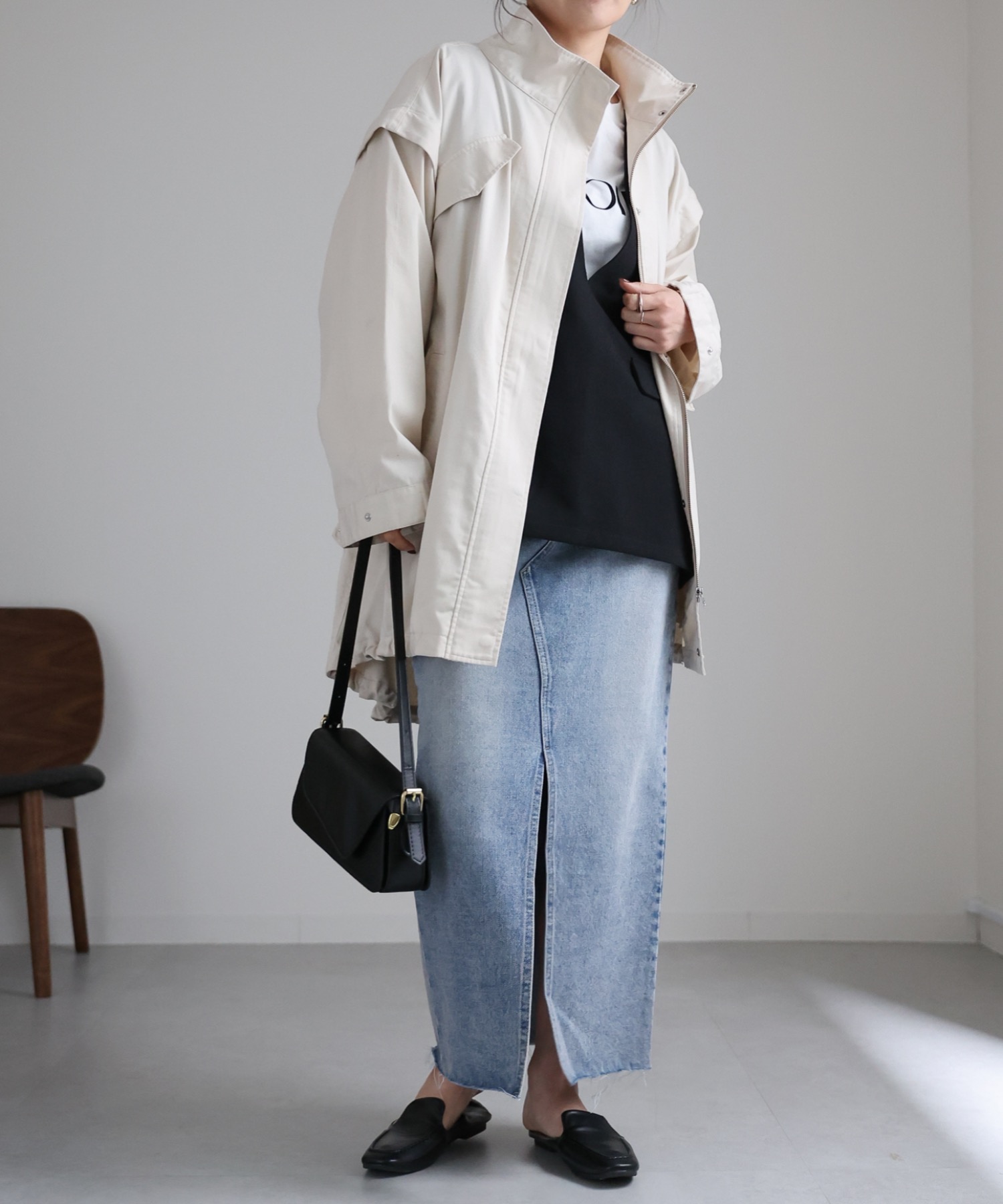 model:162cm  着用サイズ:FREE
