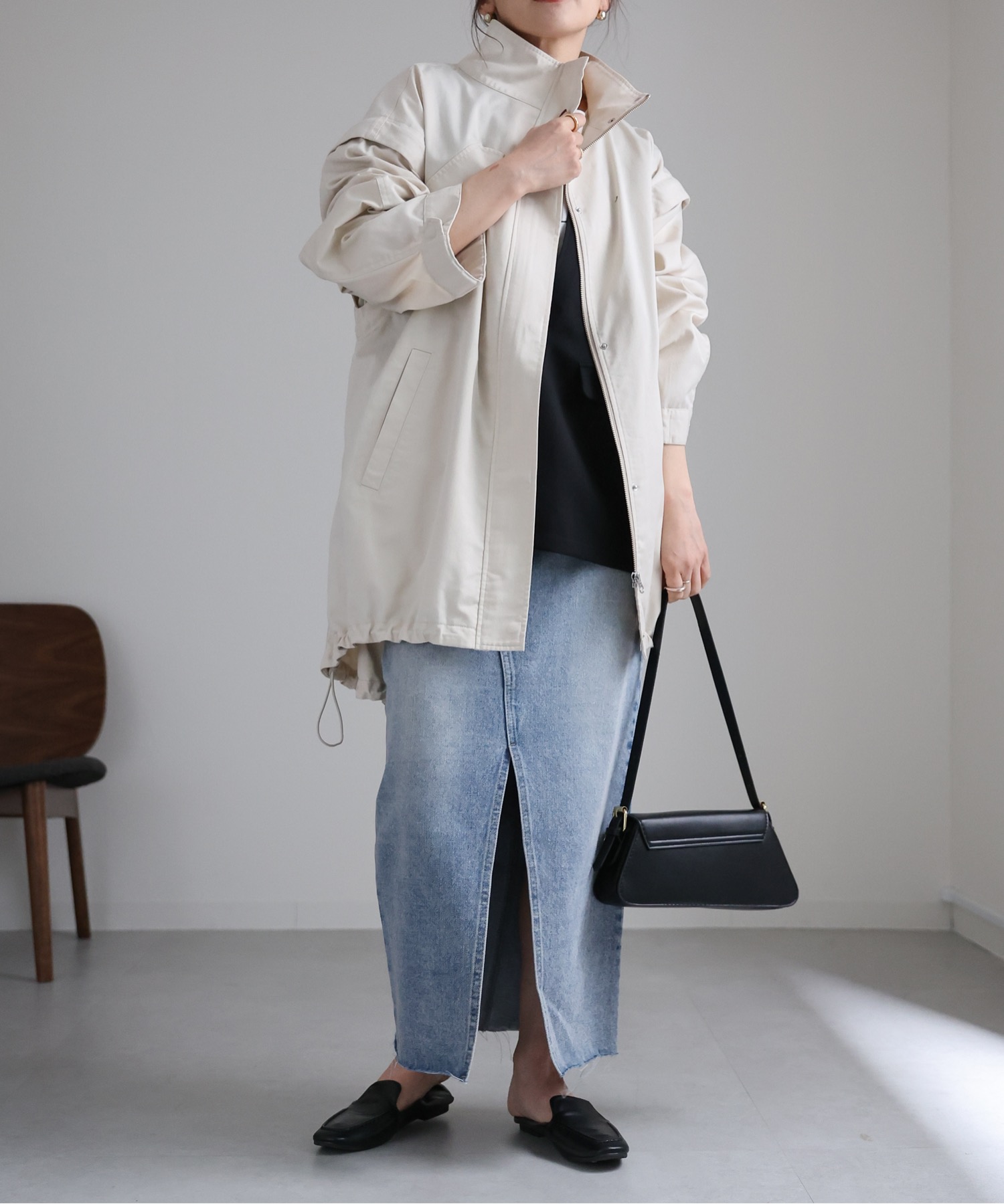 model:162cm  着用サイズ:FREE