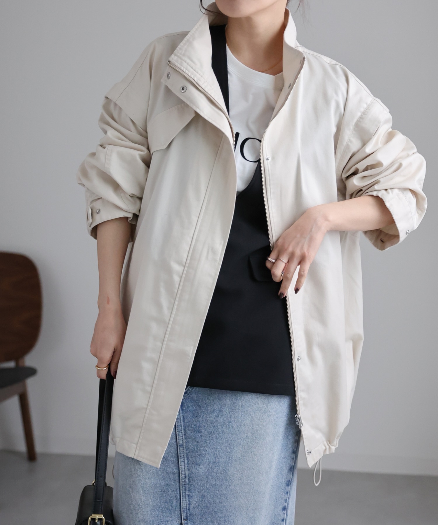 model:162cm  着用サイズ:FREE