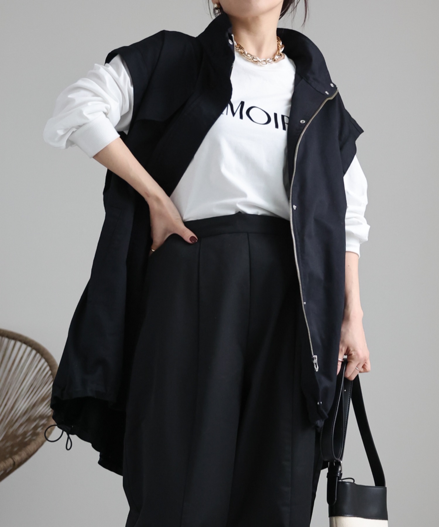 model:162cm  着用サイズ:FREE
