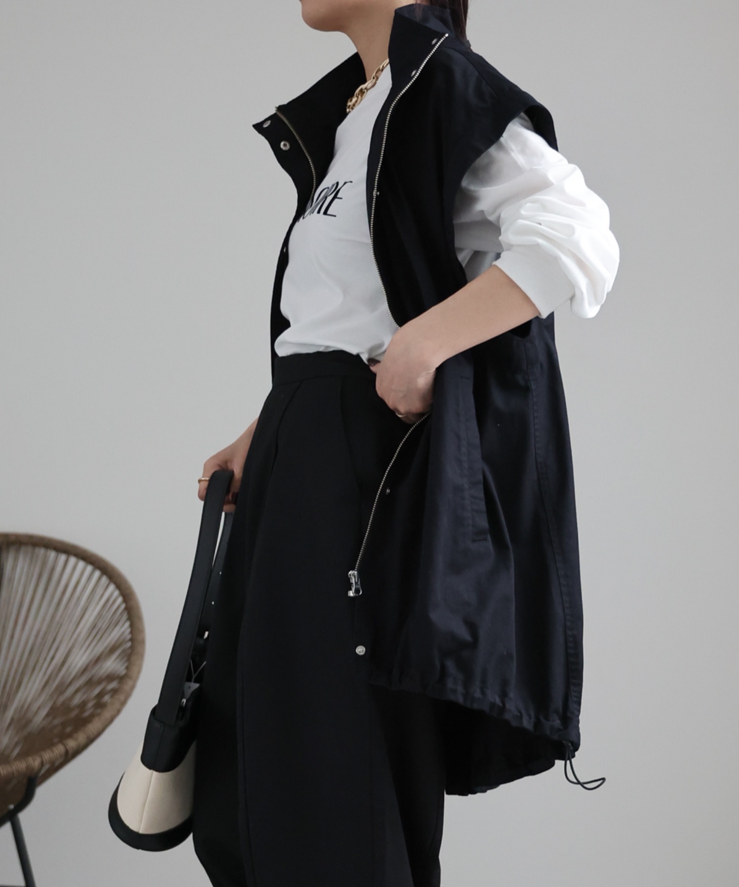 model:162cm  着用サイズ:FREE
