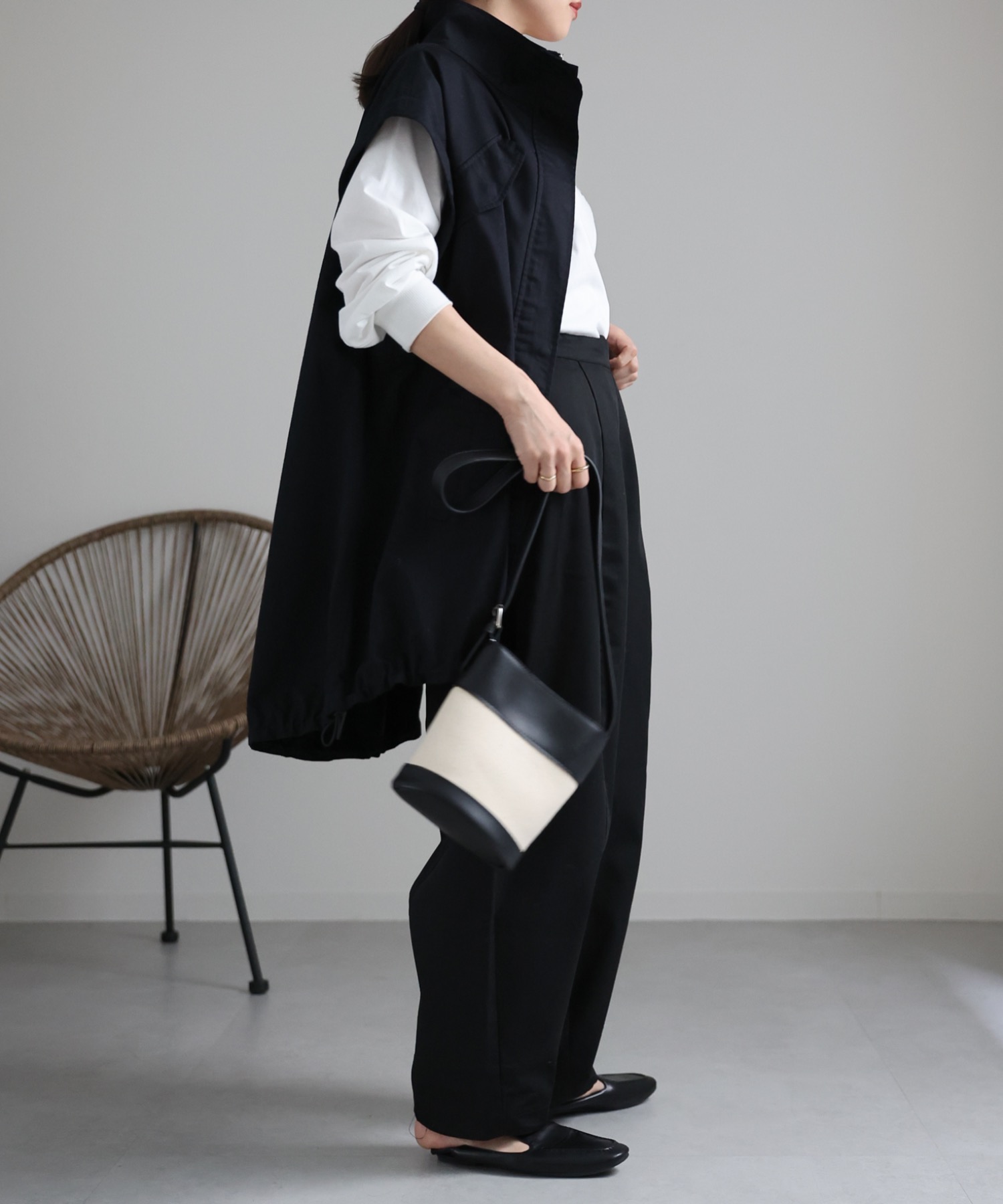model:162cm  着用サイズ:FREE