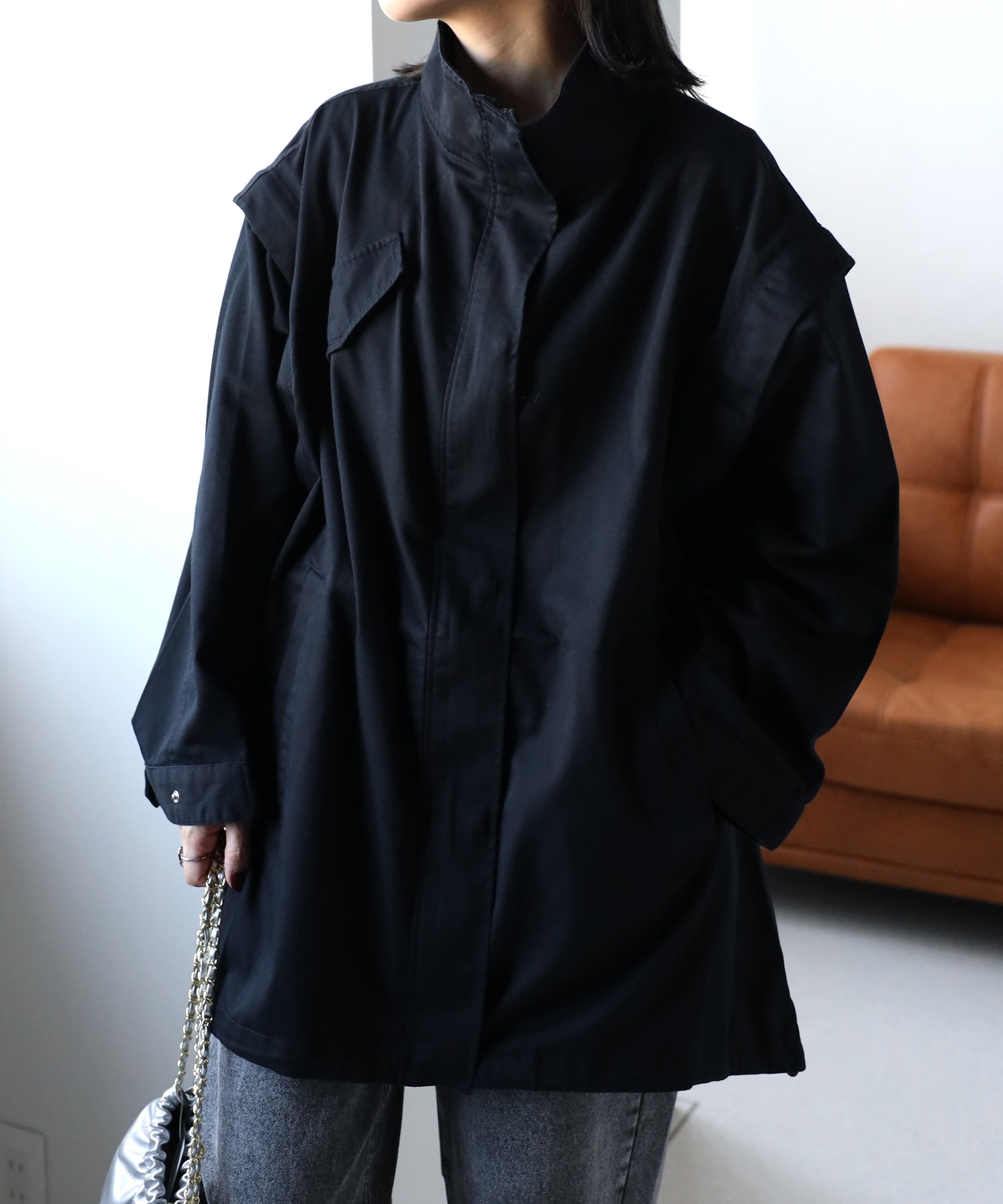 model:162cm  着用サイズ:FREE