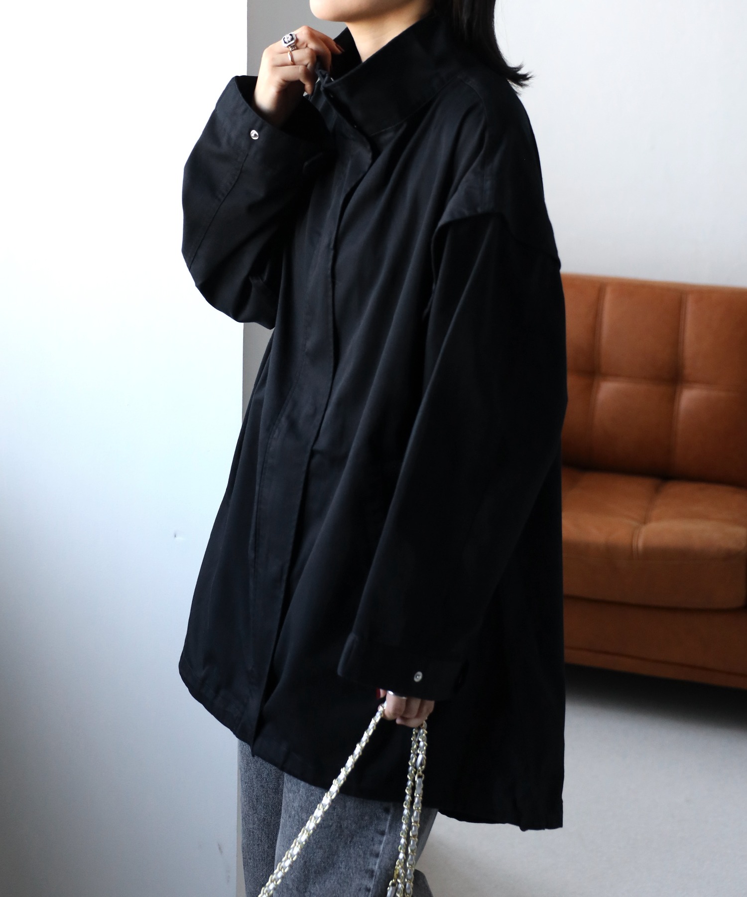 model:162cm  着用サイズ:FREE