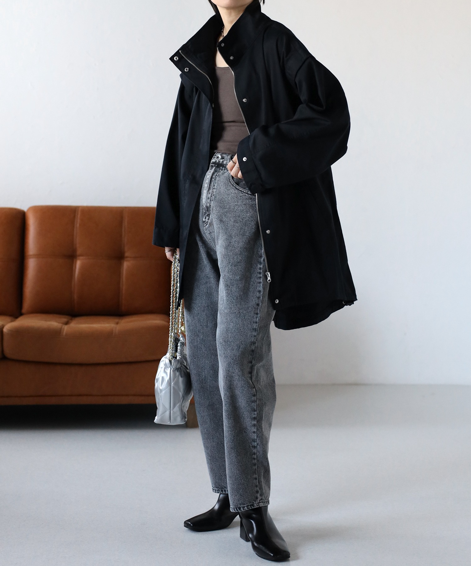 model:162cm  着用サイズ:FREE