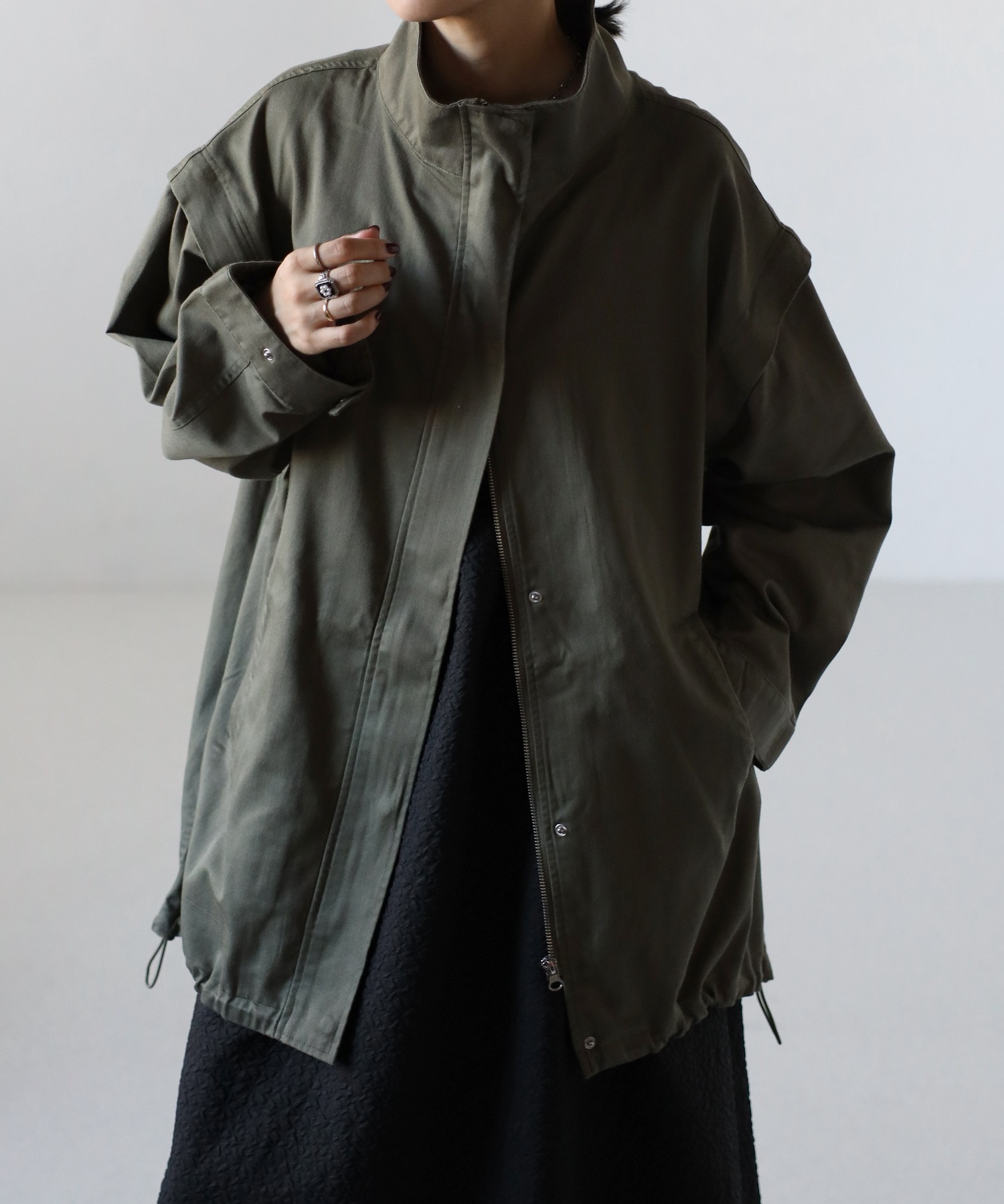 model:162cm  着用サイズ:FREE