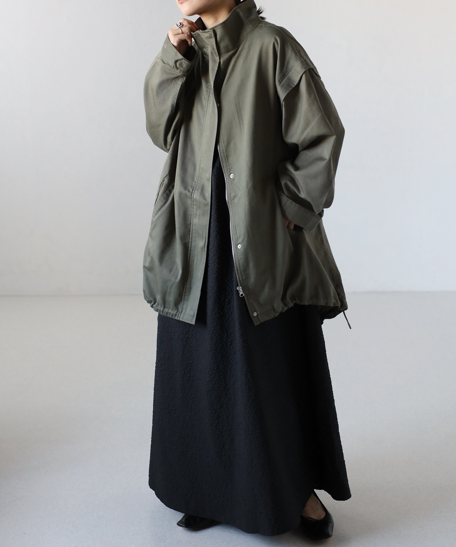 model:162cm  着用サイズ:FREE