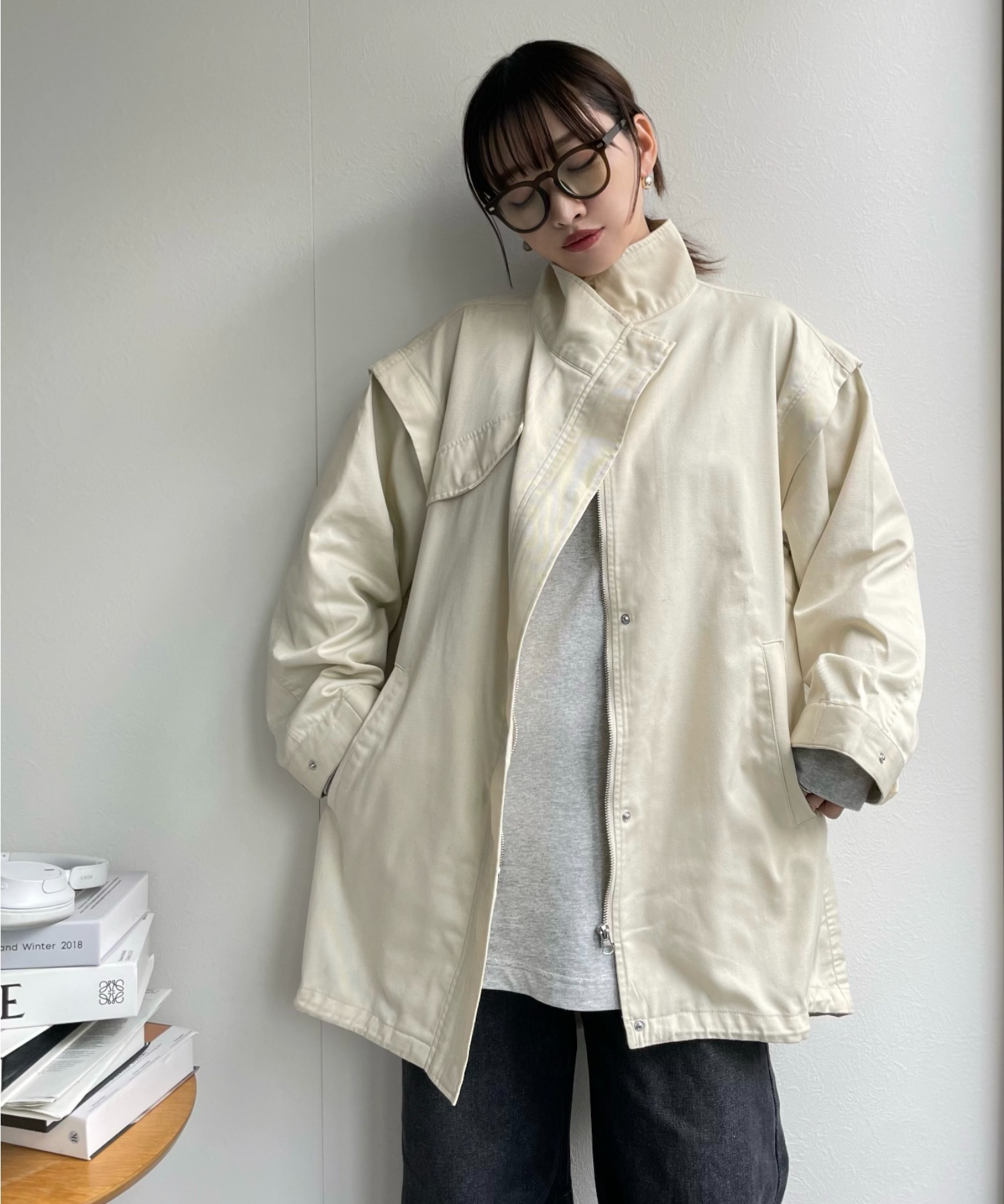 model:162cm  着用サイズ:FREE