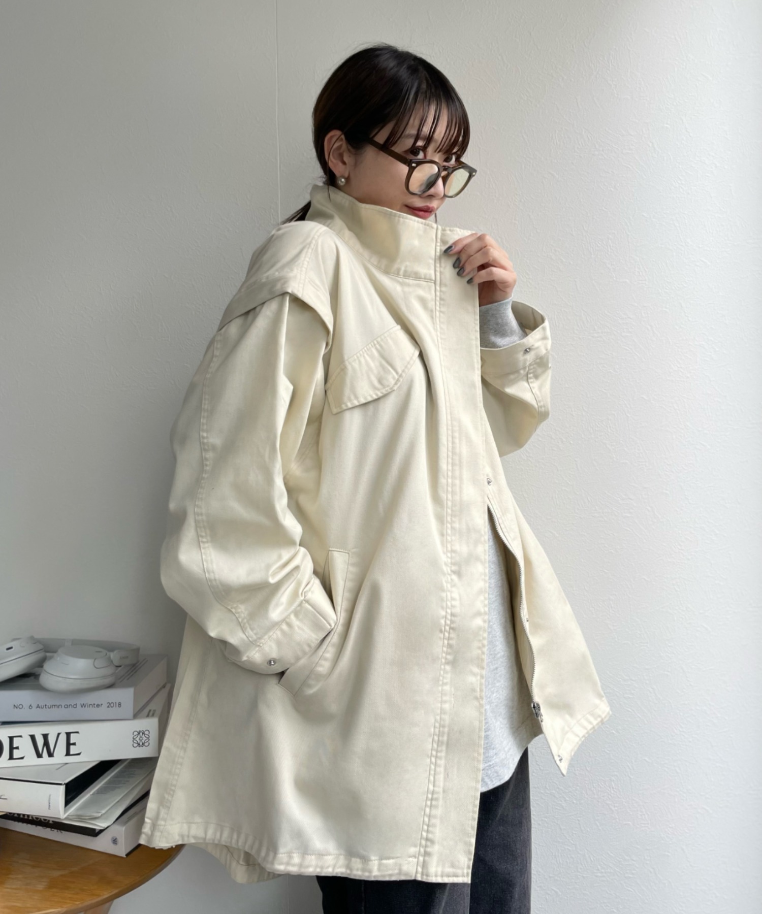 model:162cm  着用サイズ:FREE