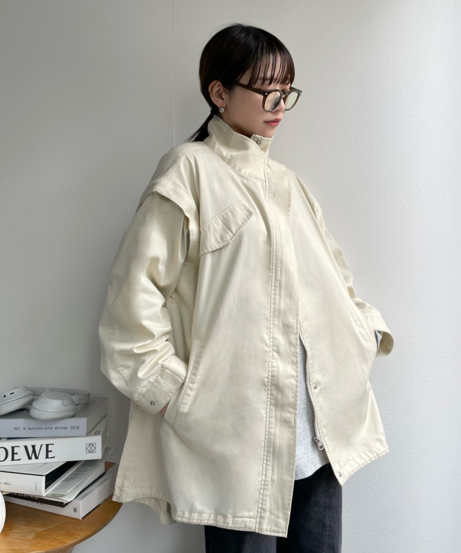 model:162cm  着用サイズ:FREE