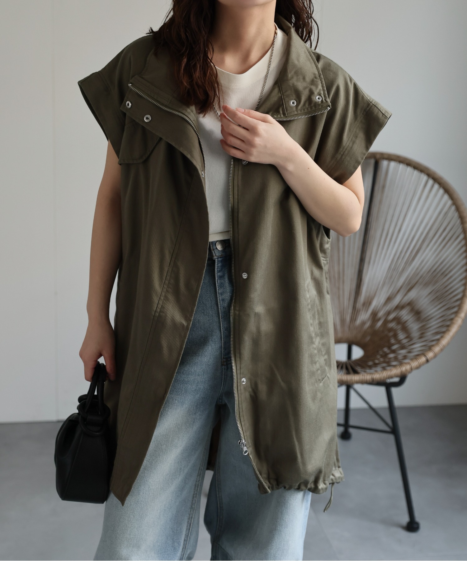 model:156cm  着用サイズ:FREE