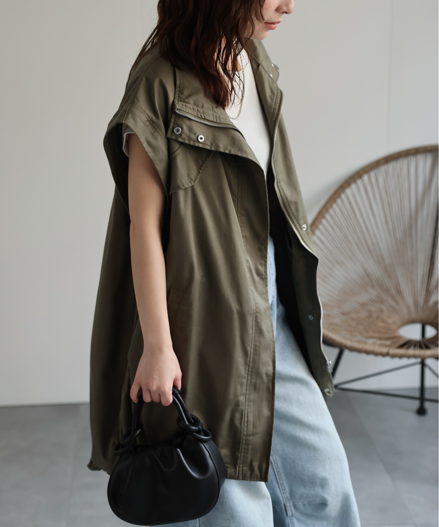 model:156cm  着用サイズ:FREE