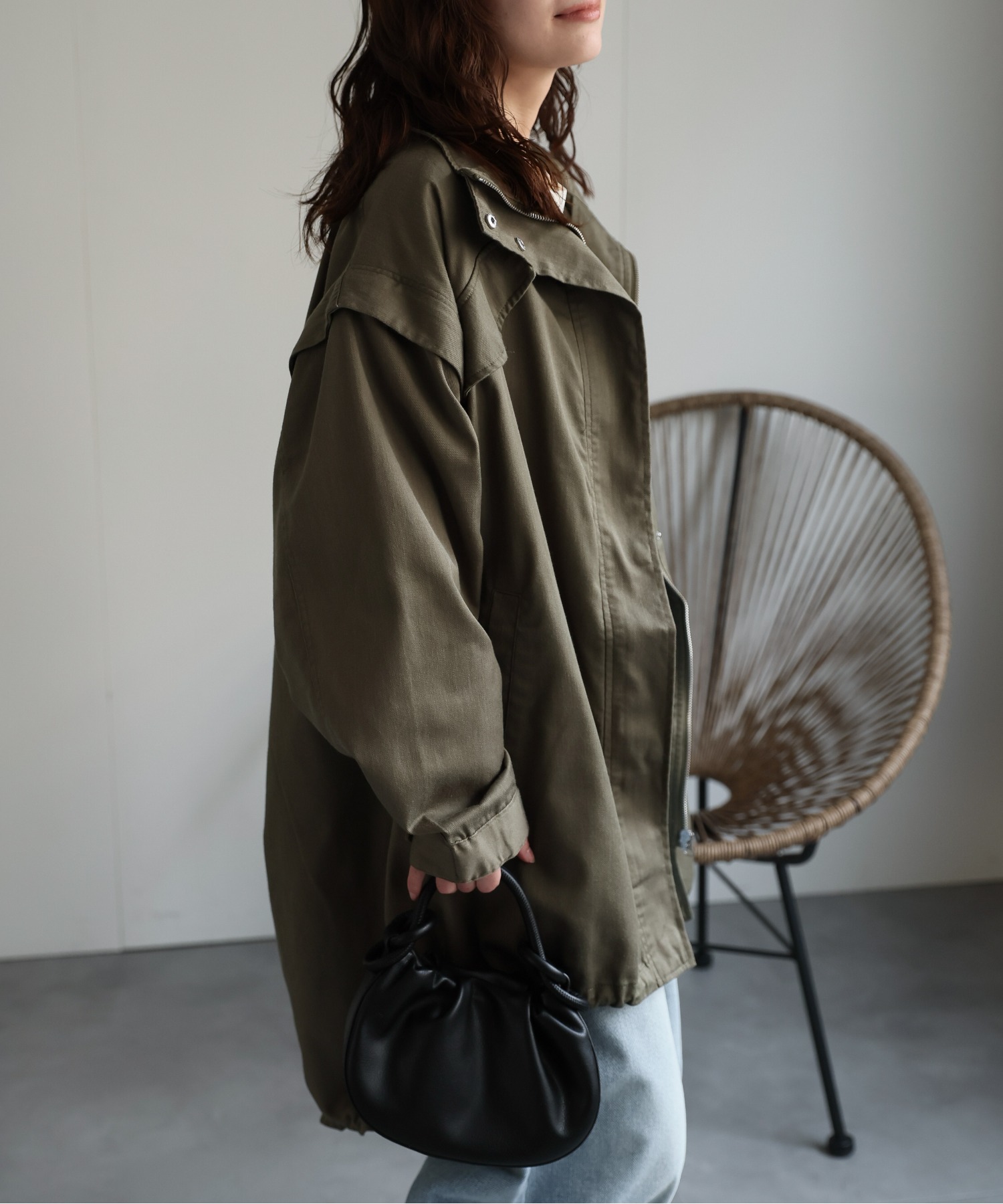 model:156cm  着用サイズ:FREE
