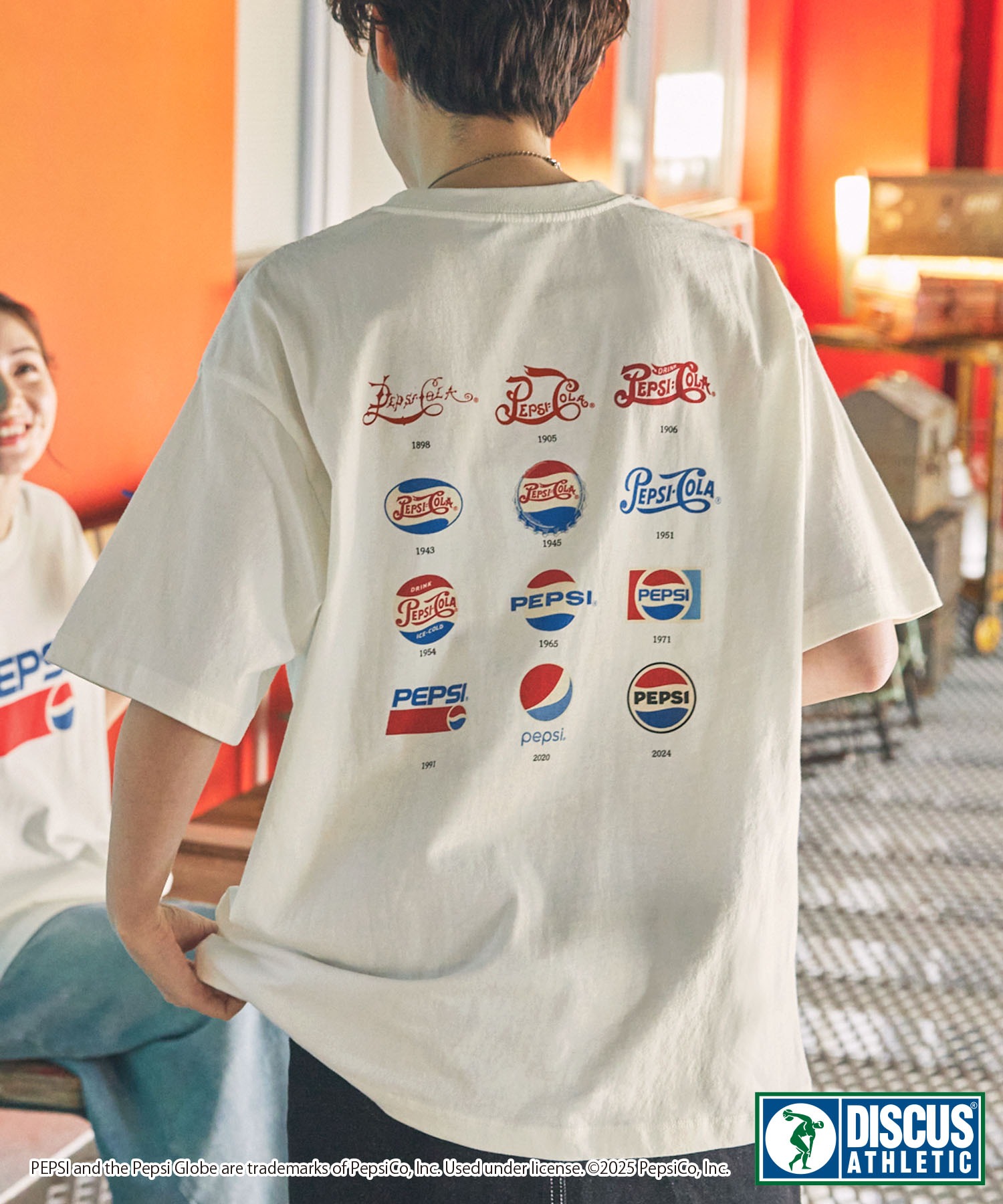 PEPSI 半袖スポーツシャツ PETIT 17 Lサイズ？ PEPSI tシャツ 2025SS PEPSI×DISCUS/ペプシ×ディスカス コラボ