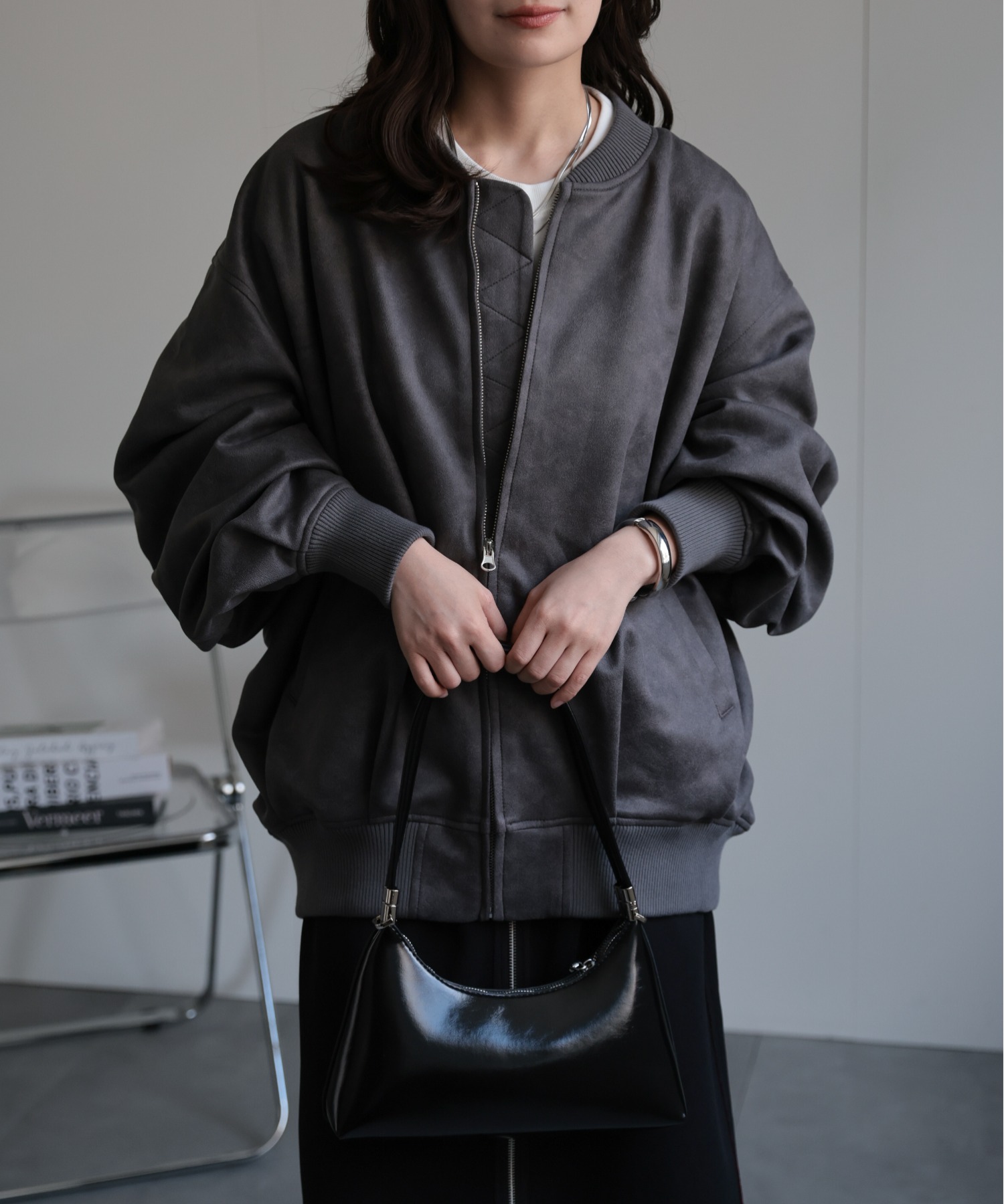 model：156cm 着用サイズ：FREE