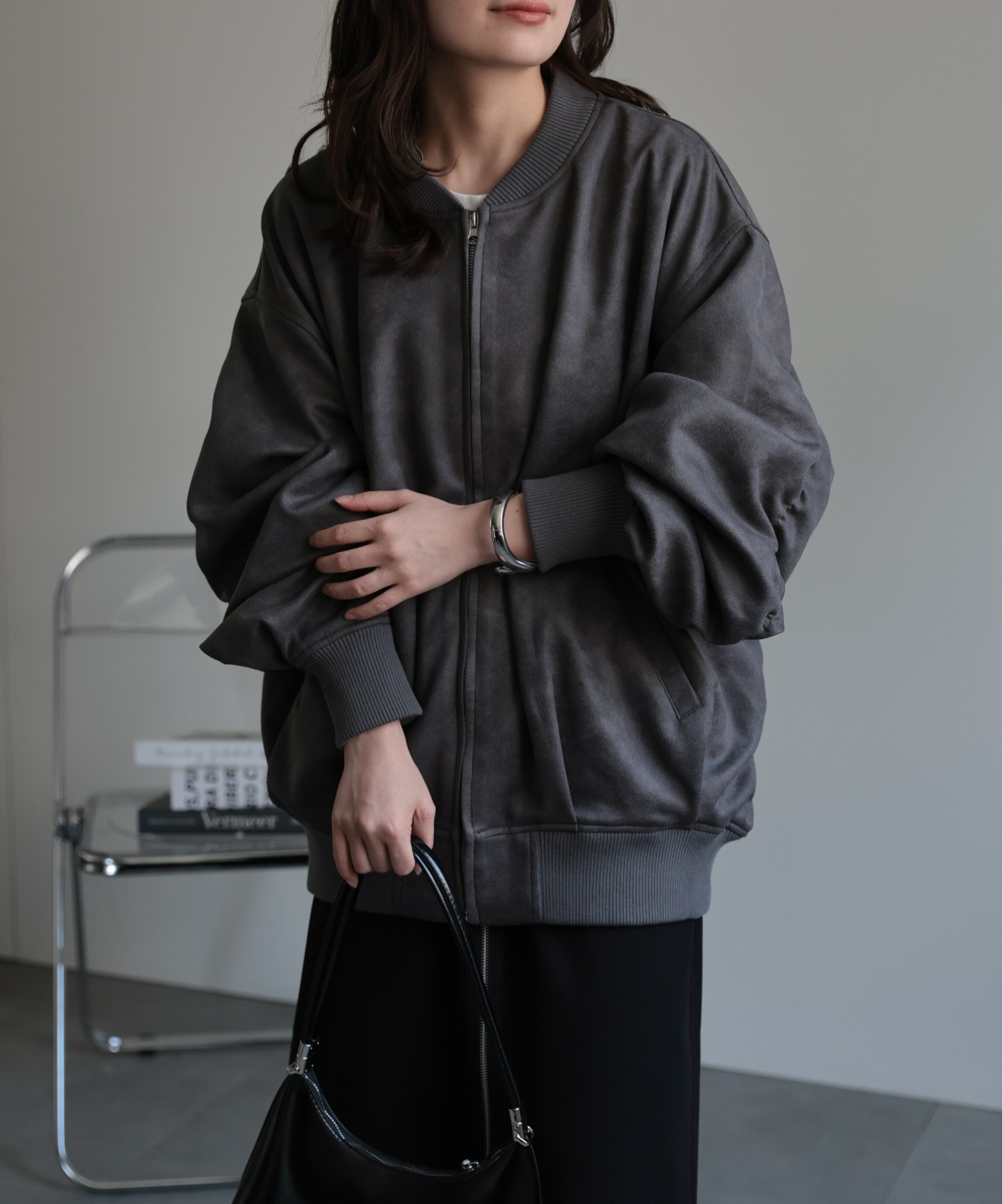 model：156cm 着用サイズ：FREE