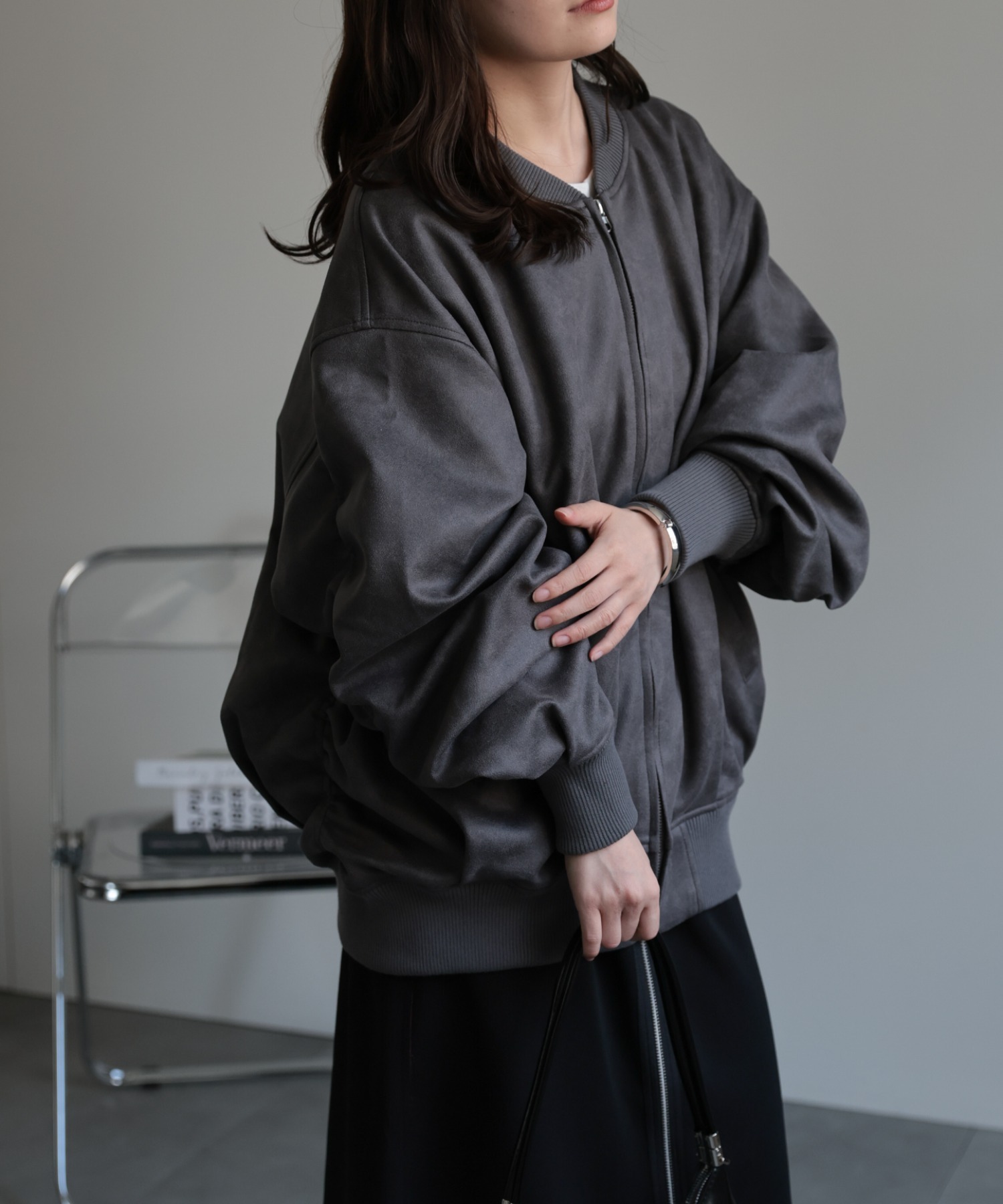 model：156cm 着用サイズ：FREE