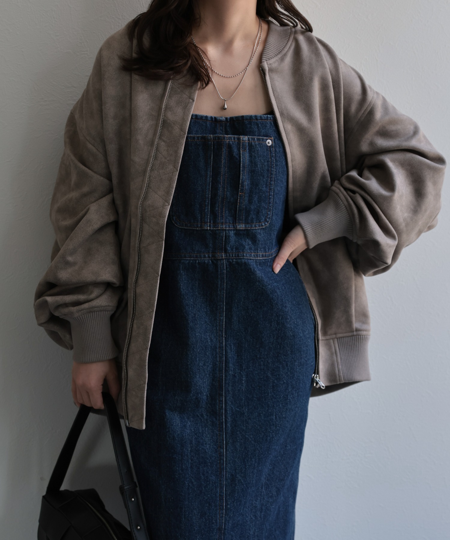 model：156cm 着用サイズ：FREE