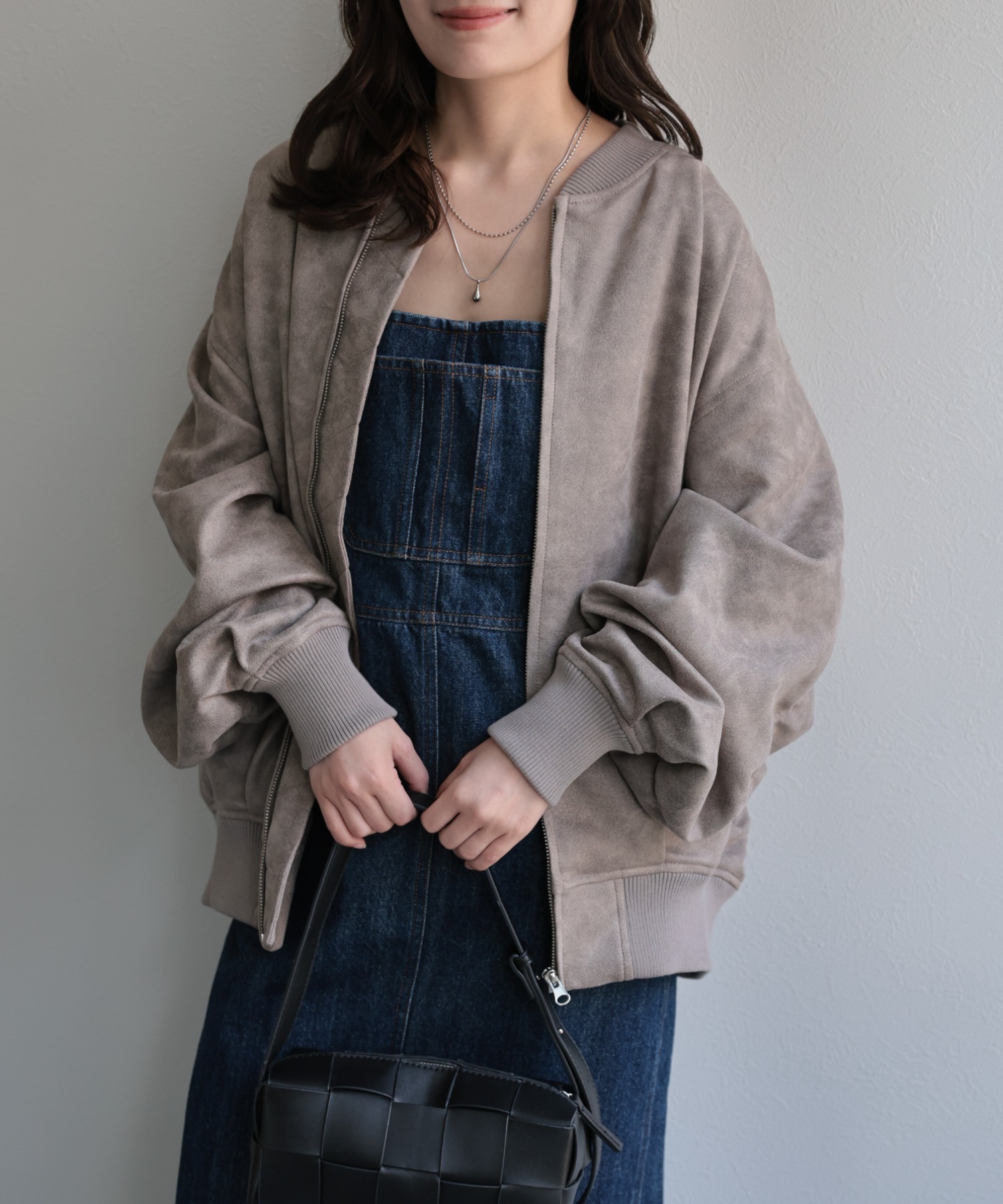 model：156cm 着用サイズ：FREE
