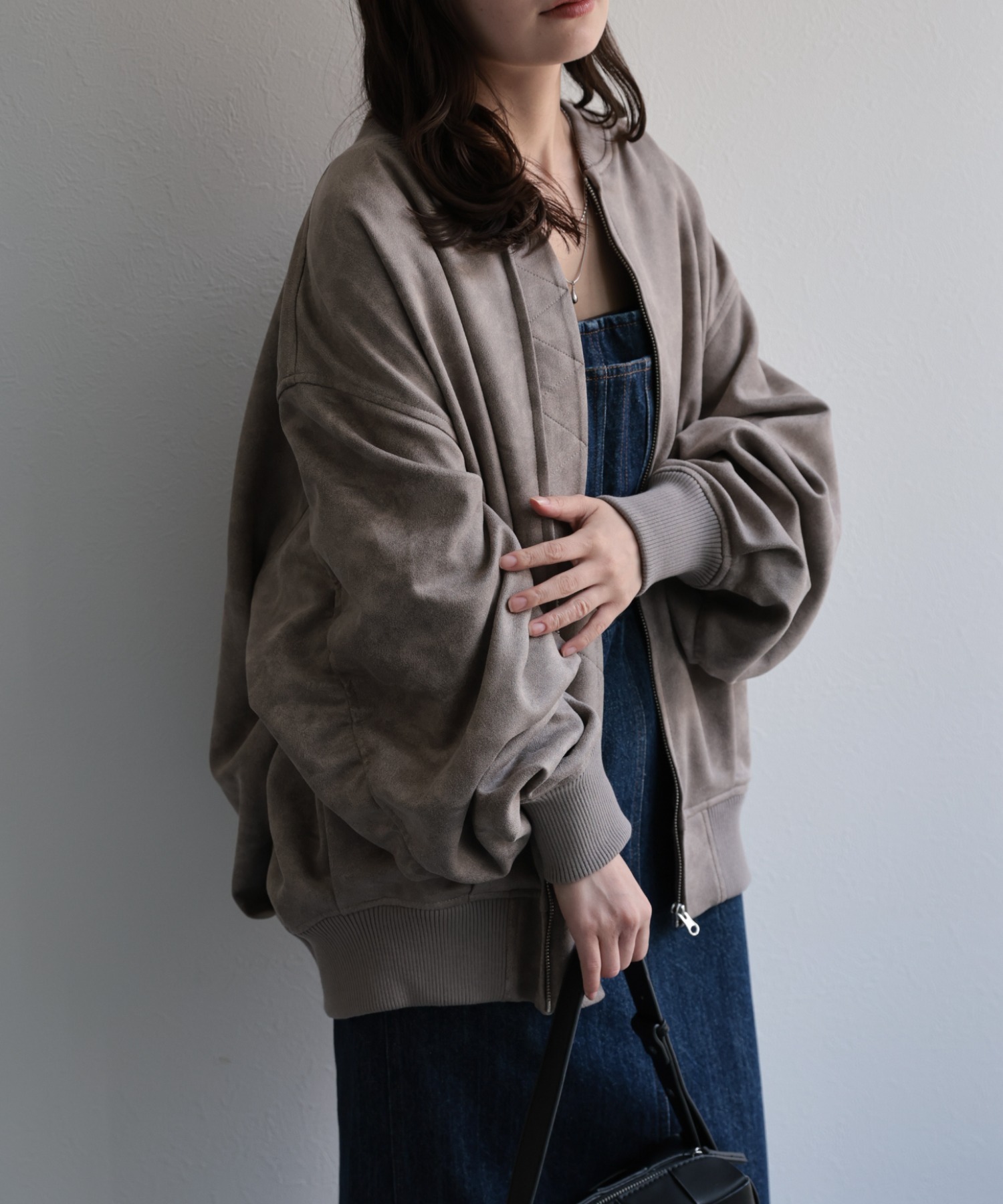 model：156cm 着用サイズ：FREE