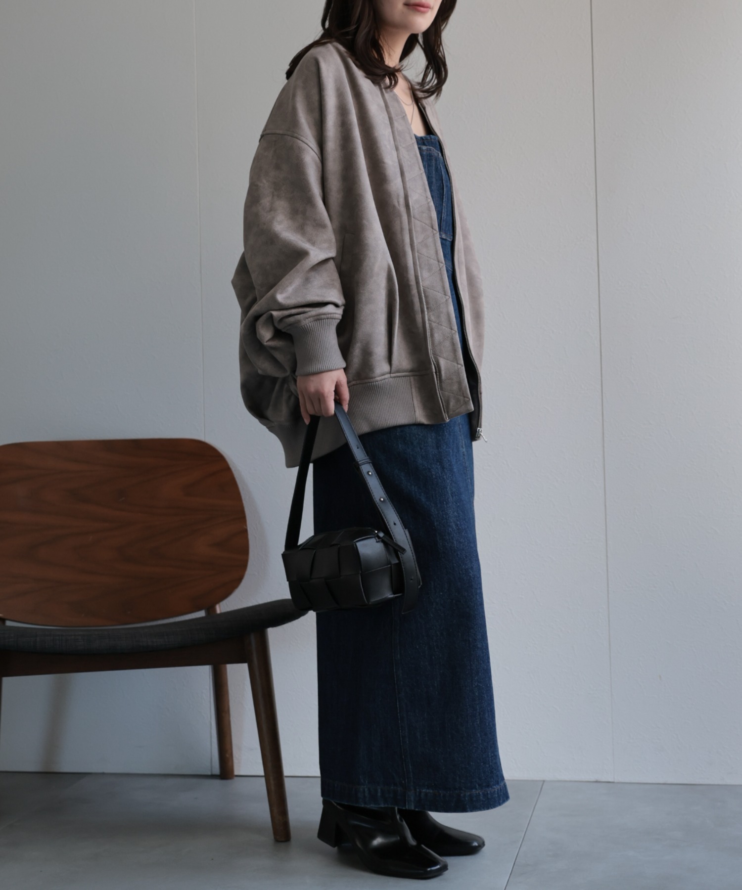 model：156cm 着用サイズ：FREE